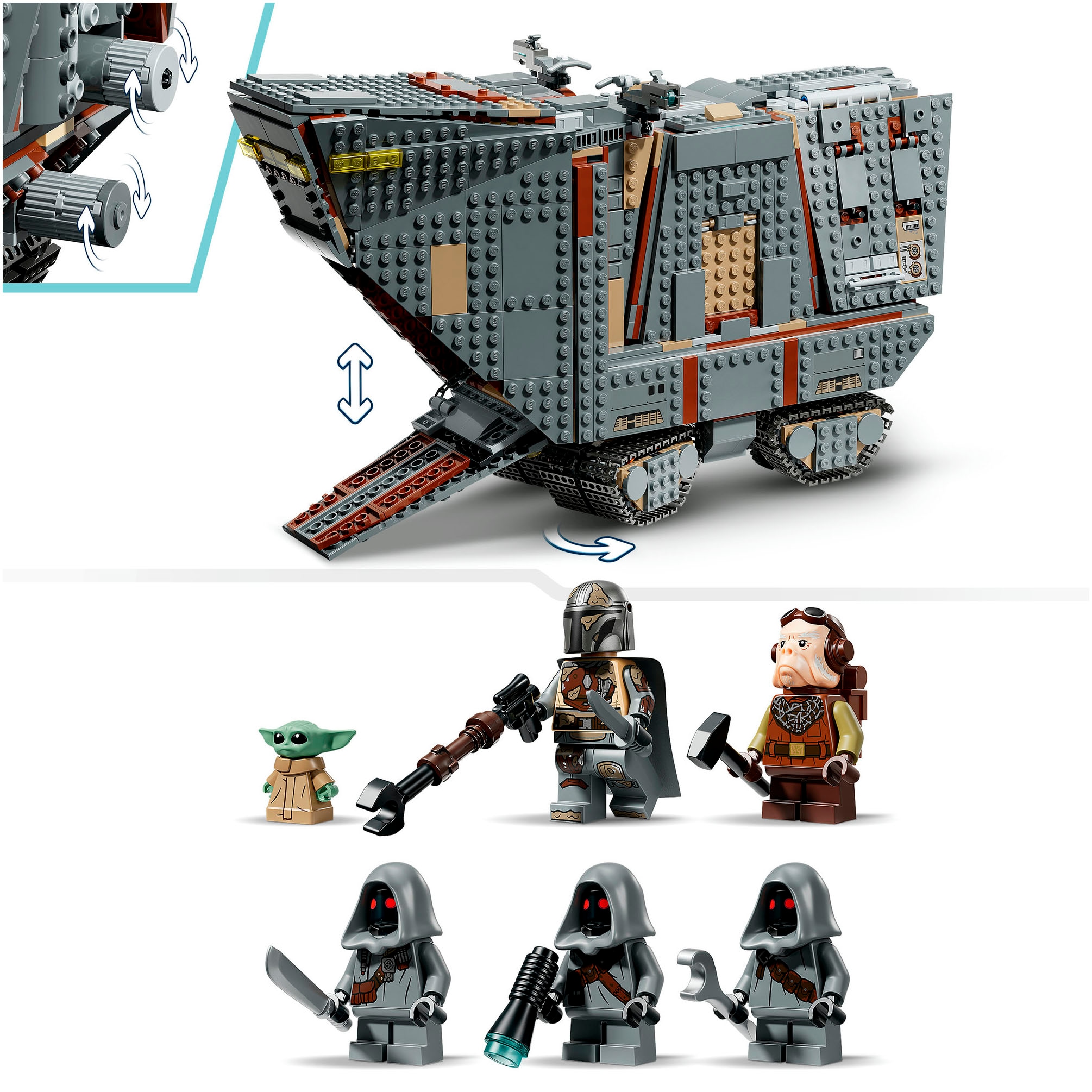 LEGO® Konstruktionsspielsteine »Offworld Sandkrawler und Schlammhorn (75453), LEGO Star Wars™« Made in Europe