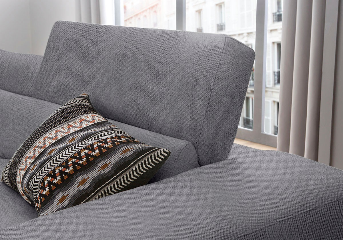 W.SCHILLIG Ecksofa »piedroo, Designsofa mit tollem Sitzkomfort, bequem, L-Form«, Kopfteilverstellung, wahlweise mit Sitztiefenverstellung, Breite 343cm
