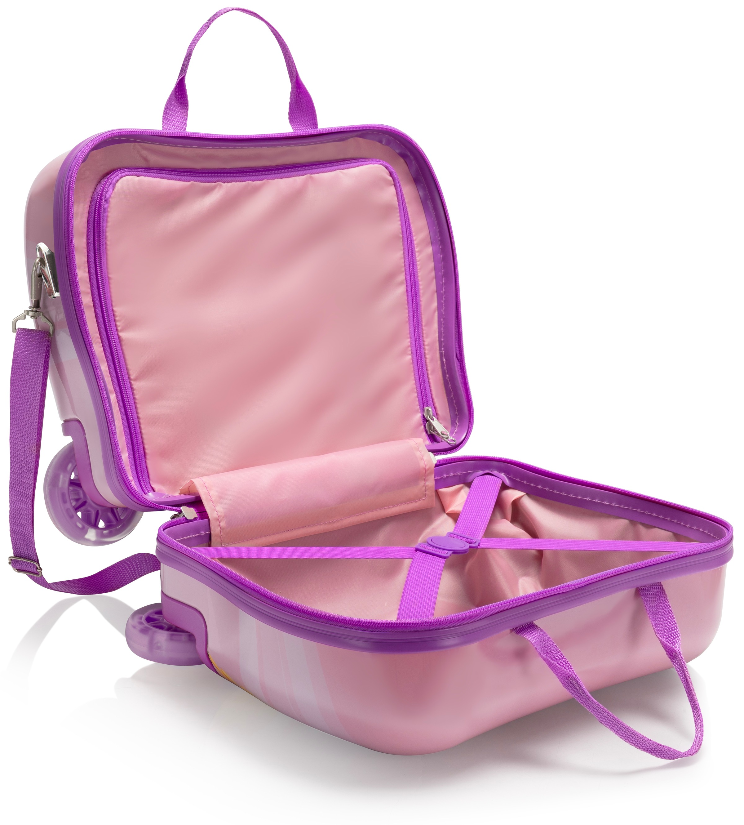 Heys Kinderkoffer »Kinderkoffer Heys Kids Ride-On Luggage, 16 cm«, 4 Rollen, Heys x Joachim Llambi Kindertrolley Kinder Reisegepäck
