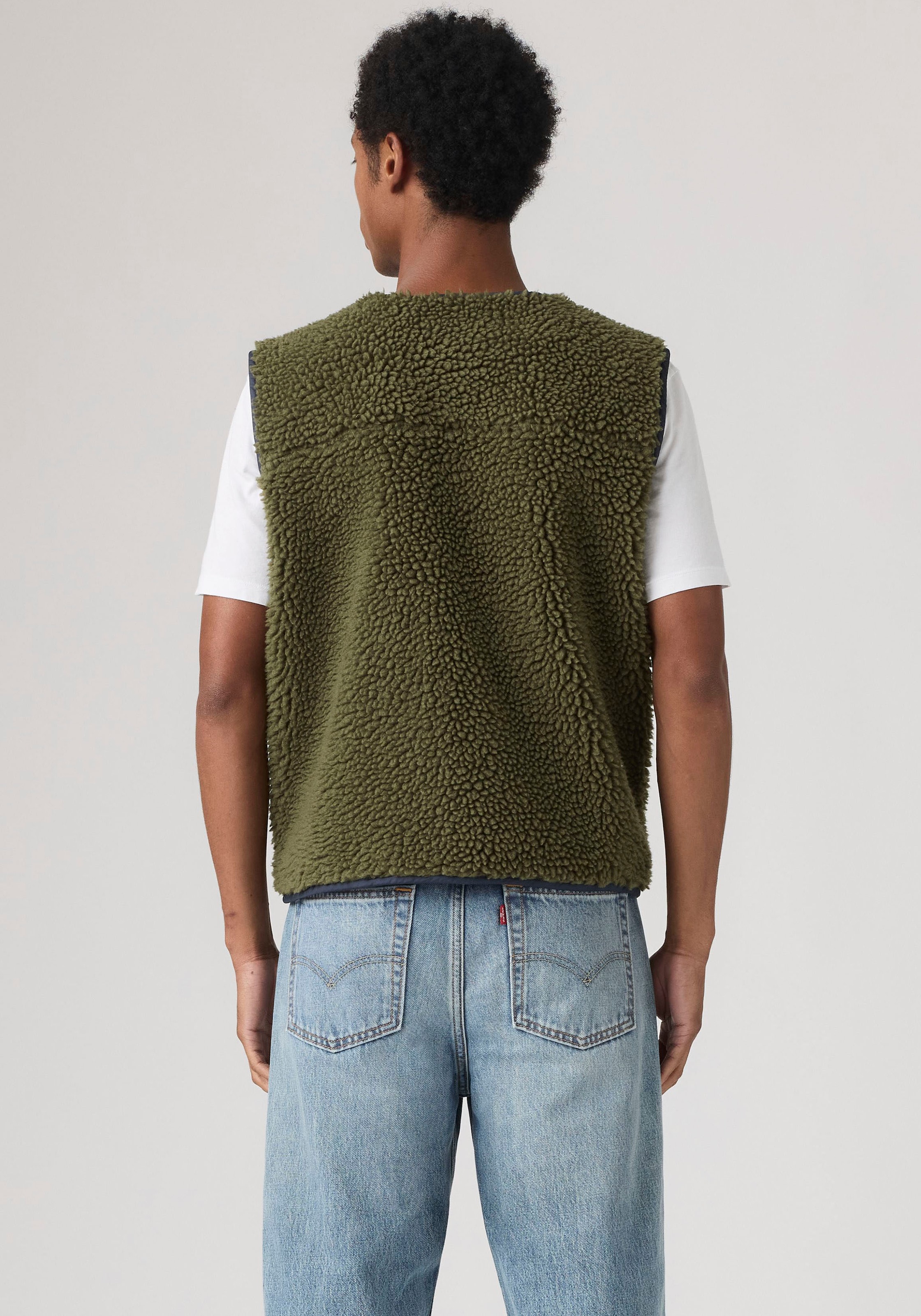 Levi's® Plüschweste »SEACLIFF SHERPA VEST« Bequeme Passform, praktischer Reißverschluss