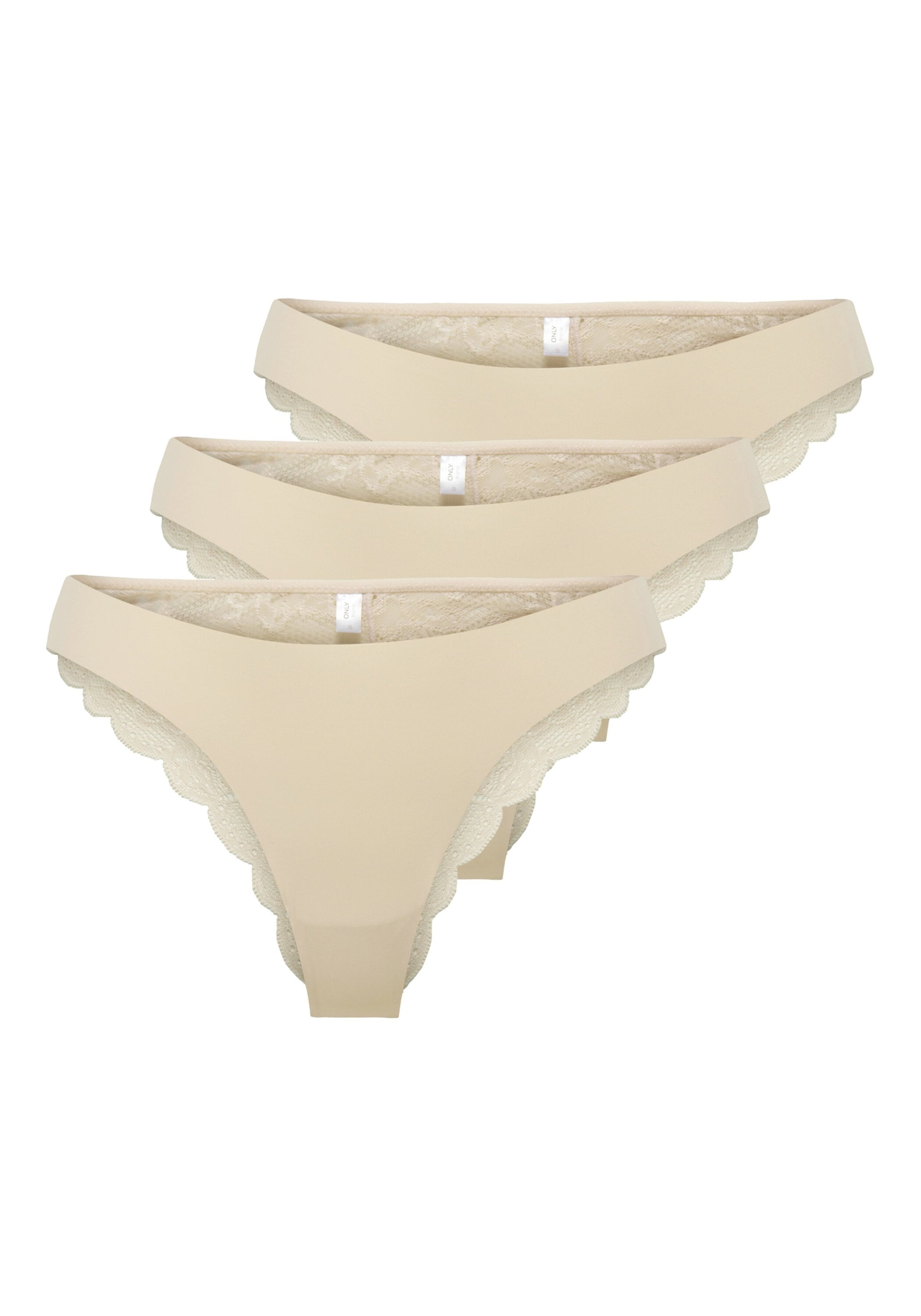 ONLY Slip »Slip ONLCHLOE LACE BRAZIL 3er Pack«