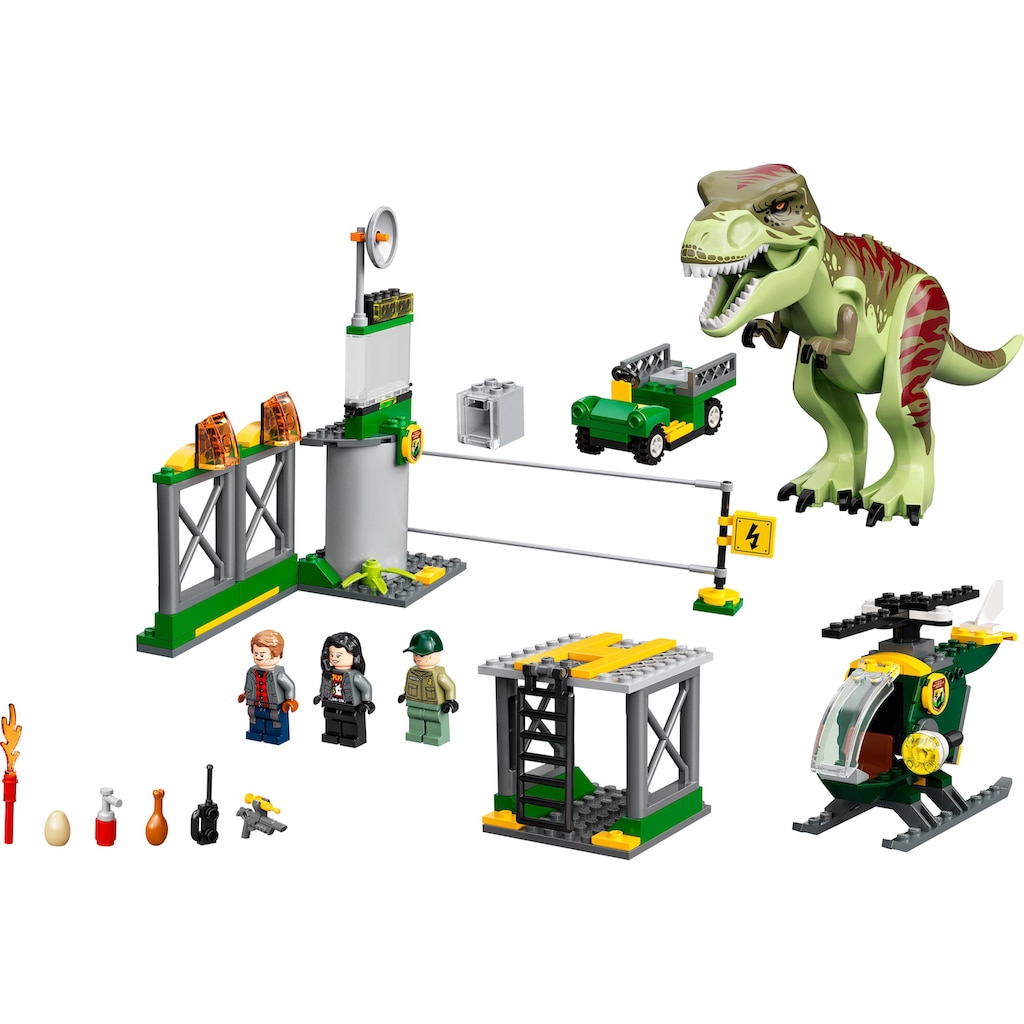 LEGO® Konstruktionsspielsteine »T. Rex Ausbruch (76944), LEGO® Jurassic World«, (140 St.), Made in Europe