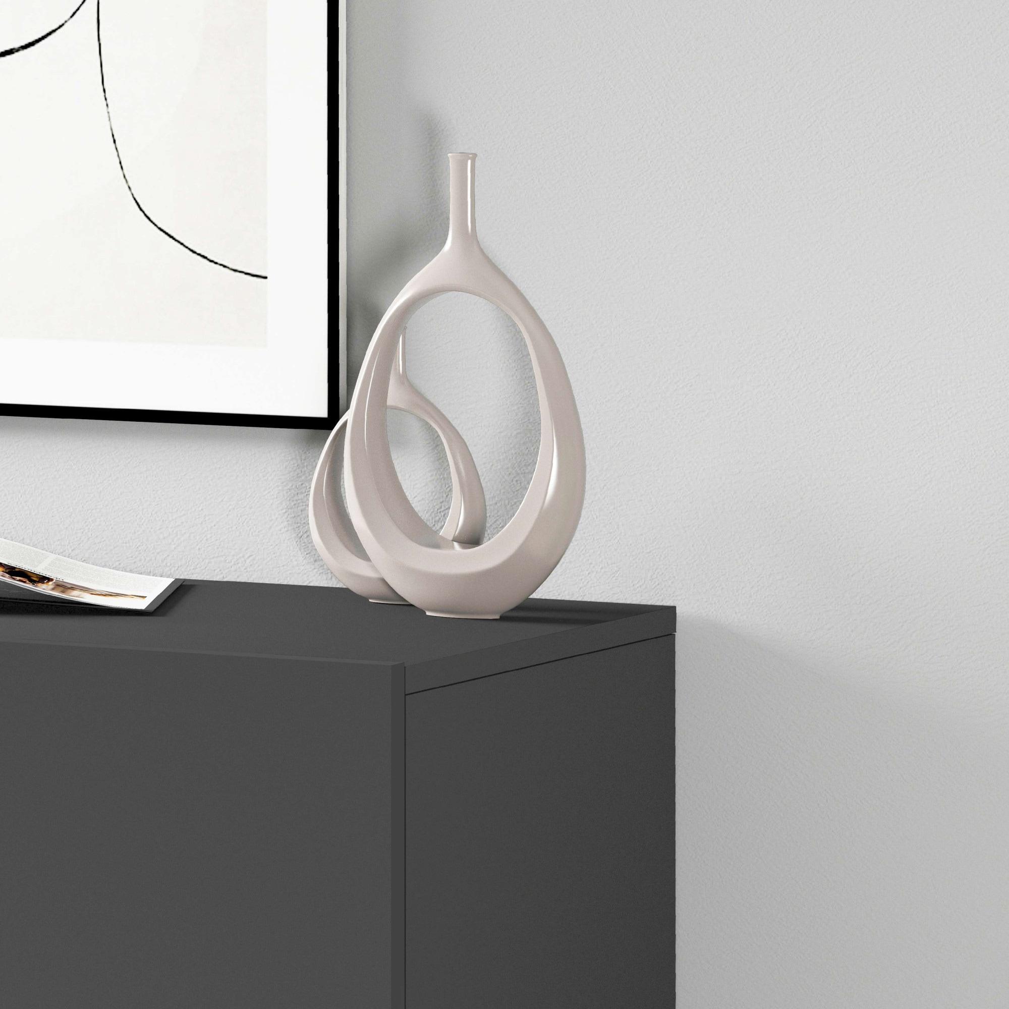 INOSIGN Aktenschrank »Essential, Mehrzweckschrank, Büroschrank mit 2 Türen«, & verstellbaren Einlegeböden, Höhe 86 oder 166 cm, Made in Italy