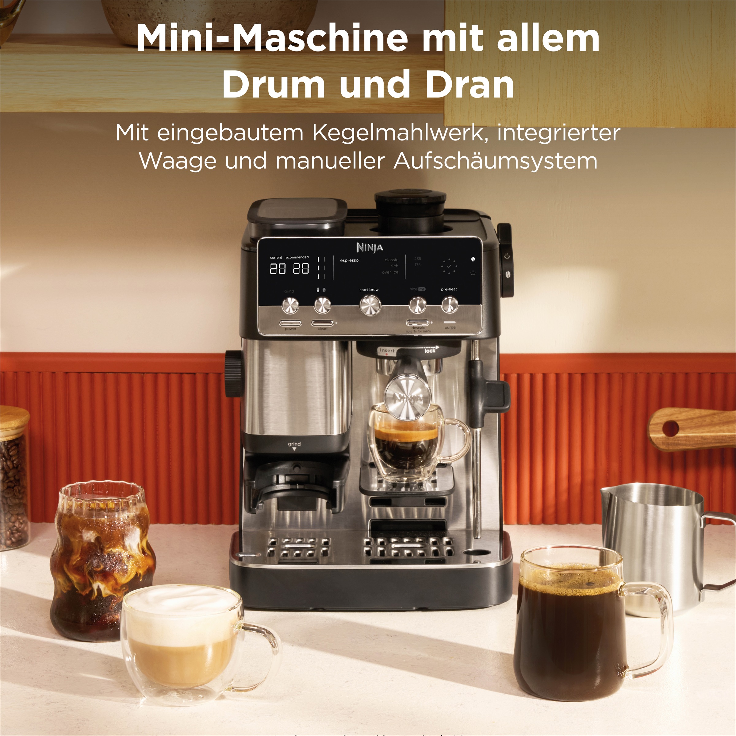 NINJA Kaffeemaschine mit Mahlwerk »Luxe Café MINI«