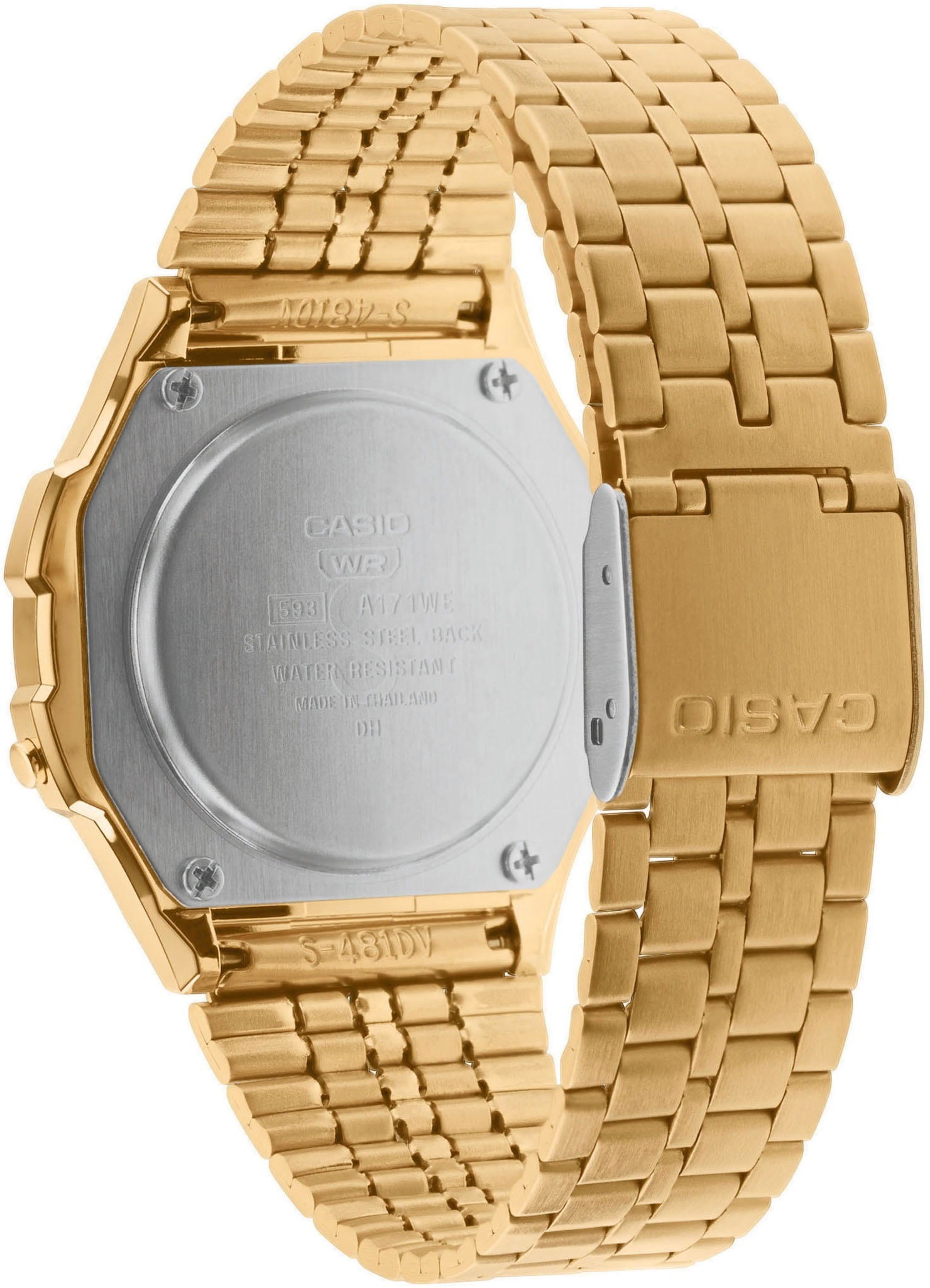CASIO VINTAGE Chronograph, Quarzuhr, Armbanduhr, Damenuhr, Herrenuhr, Digitaluhr,Edelstahlarmband