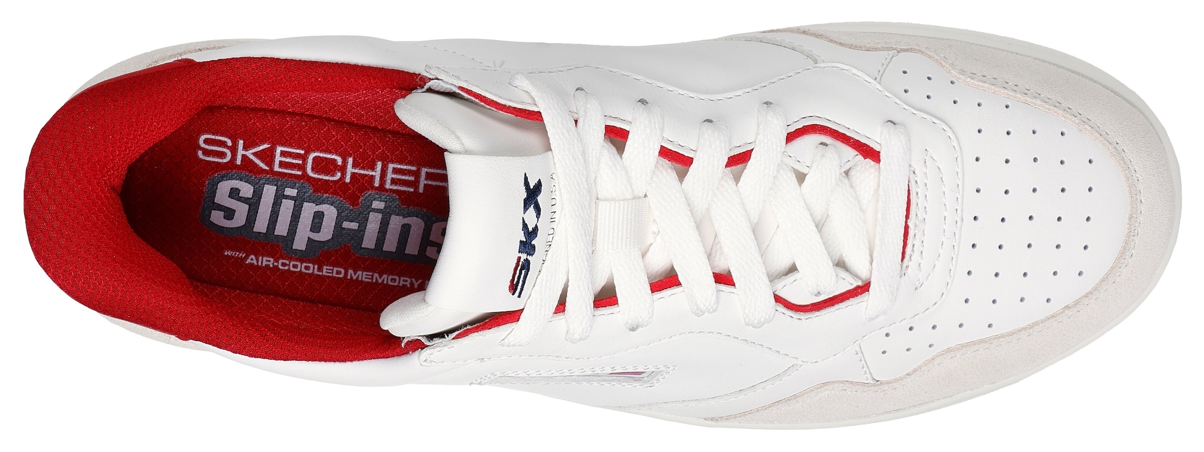 Skechers Slip-On Sneaker »SPORT COURT 2.0-KONOR«, im wertigem Leder-Mix
