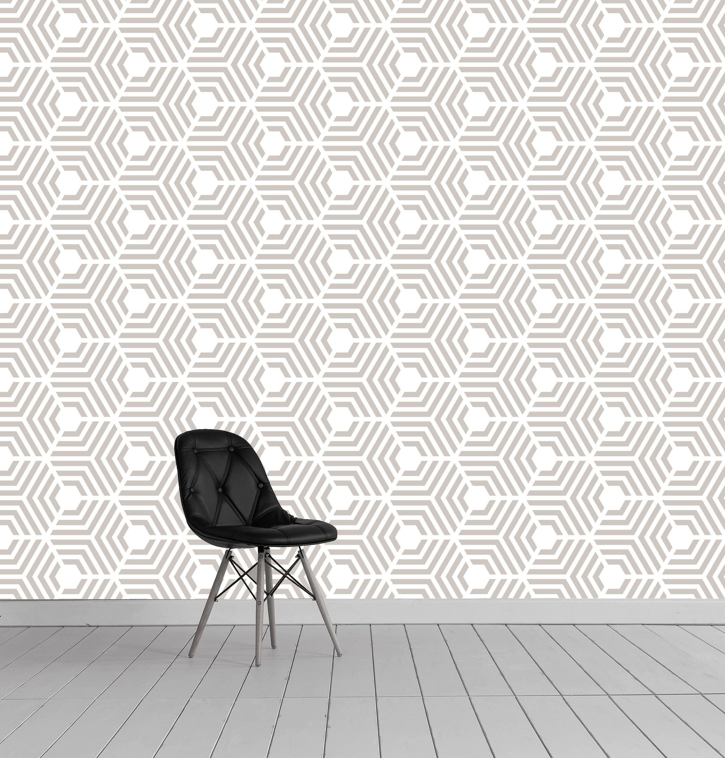 queence Vinyltapete »Farina«, gemustert-Farbverlauf-bedruckt-abstrakt, 90x250cm, selbstklebend, kinderleichte Anbringung, Sticker