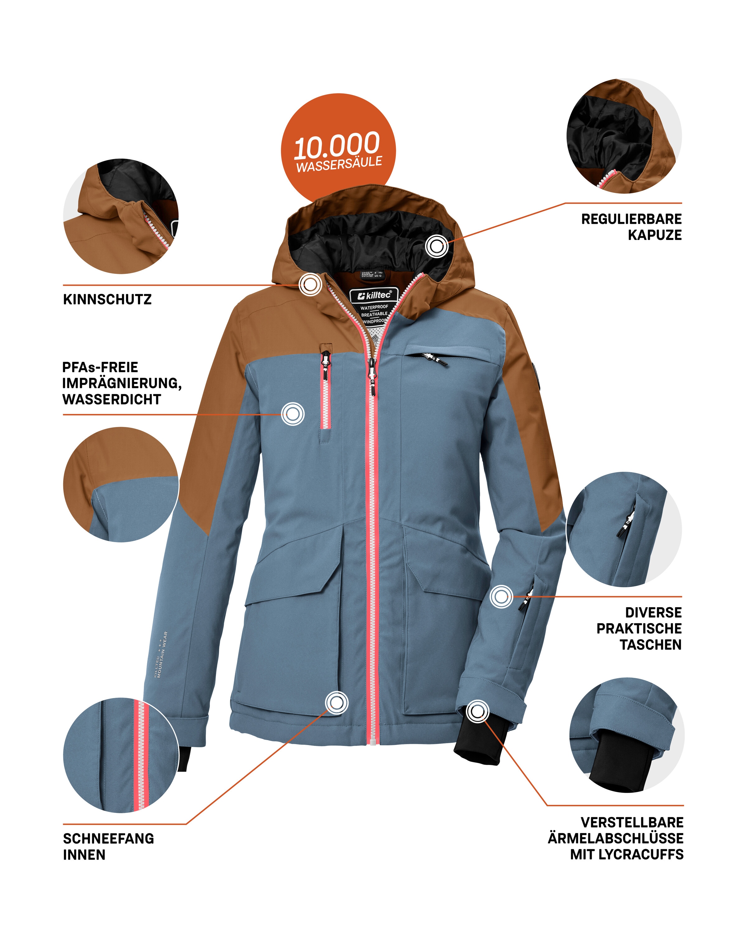 Killtec Skijacke »KSW 340 GRLS SKI JCKT«