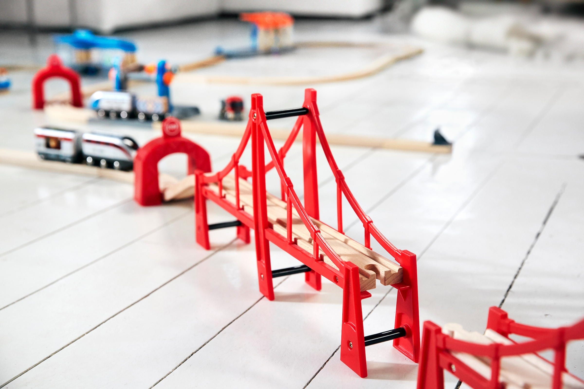 BRIO® Spielzeugeisenbahn-Brücke »BRIO® WORLD, Hängebrücke«