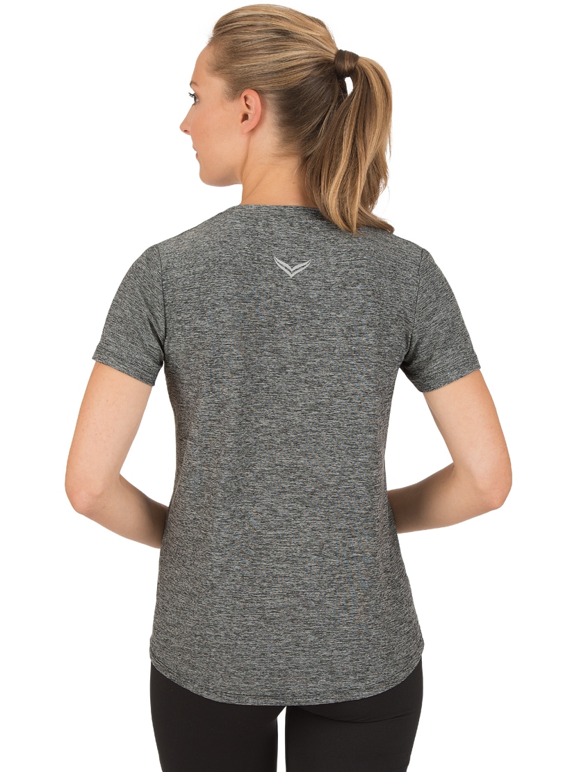 Trigema T-Shirt »TRIGEMA Sportshirt in Melange-Optik«