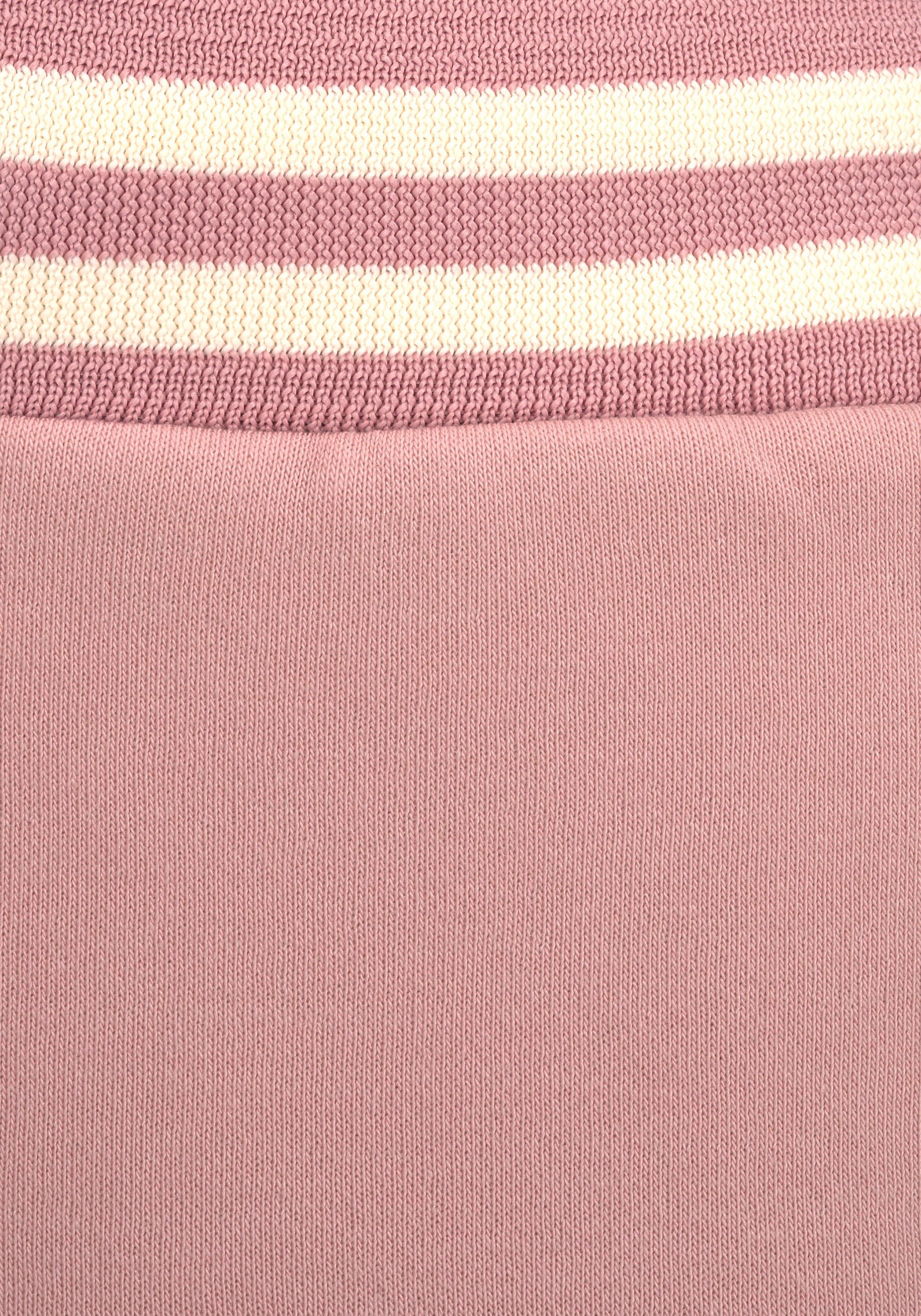 Bench. Relaxshorts, mit gestreiftem Bund, Loungewear, Loungeanzug