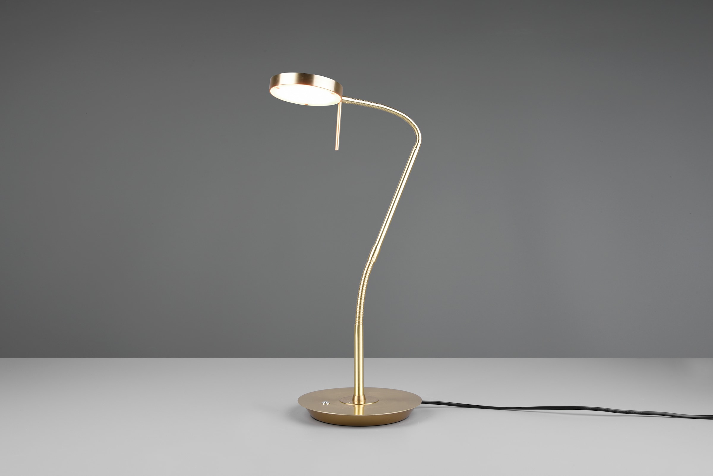 TRIO Leuchten LED Tischleuchte »MONZA, Tischlampe mit Sensordimmer Lichtfarbe einstellbar 2300-4000K« LED-Board 1 Stk. Farbwechsler | warmweiß - kaltweiß Leuchtenkopf flexibel verstellbar Memoryfunktion Höhe 57-74 cm