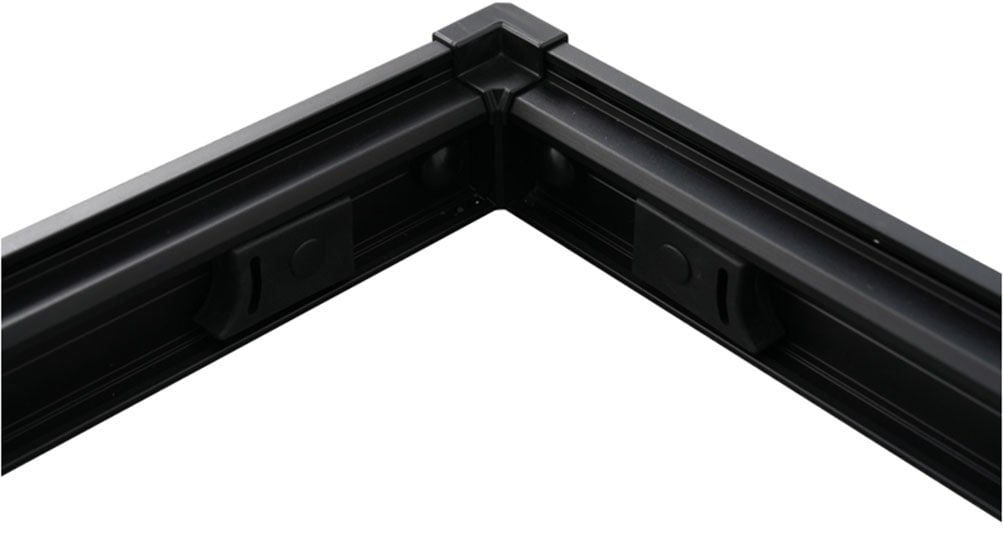 welltime Eckdusche »New Summer Black« verbessertes Rollensystem, schwarzer Aluminiumrahmen