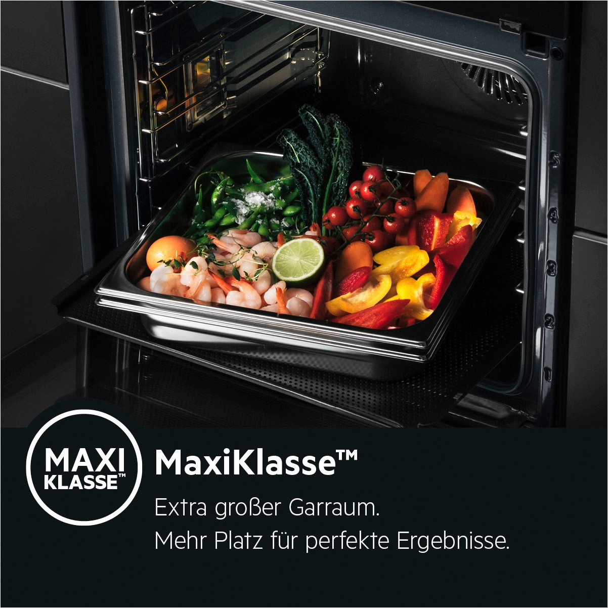 AEG Einbaubackofen 8000 »BPE742220B 944 187 753«, mit Vollauszug, Pyrolyse-Selbstreinigung
