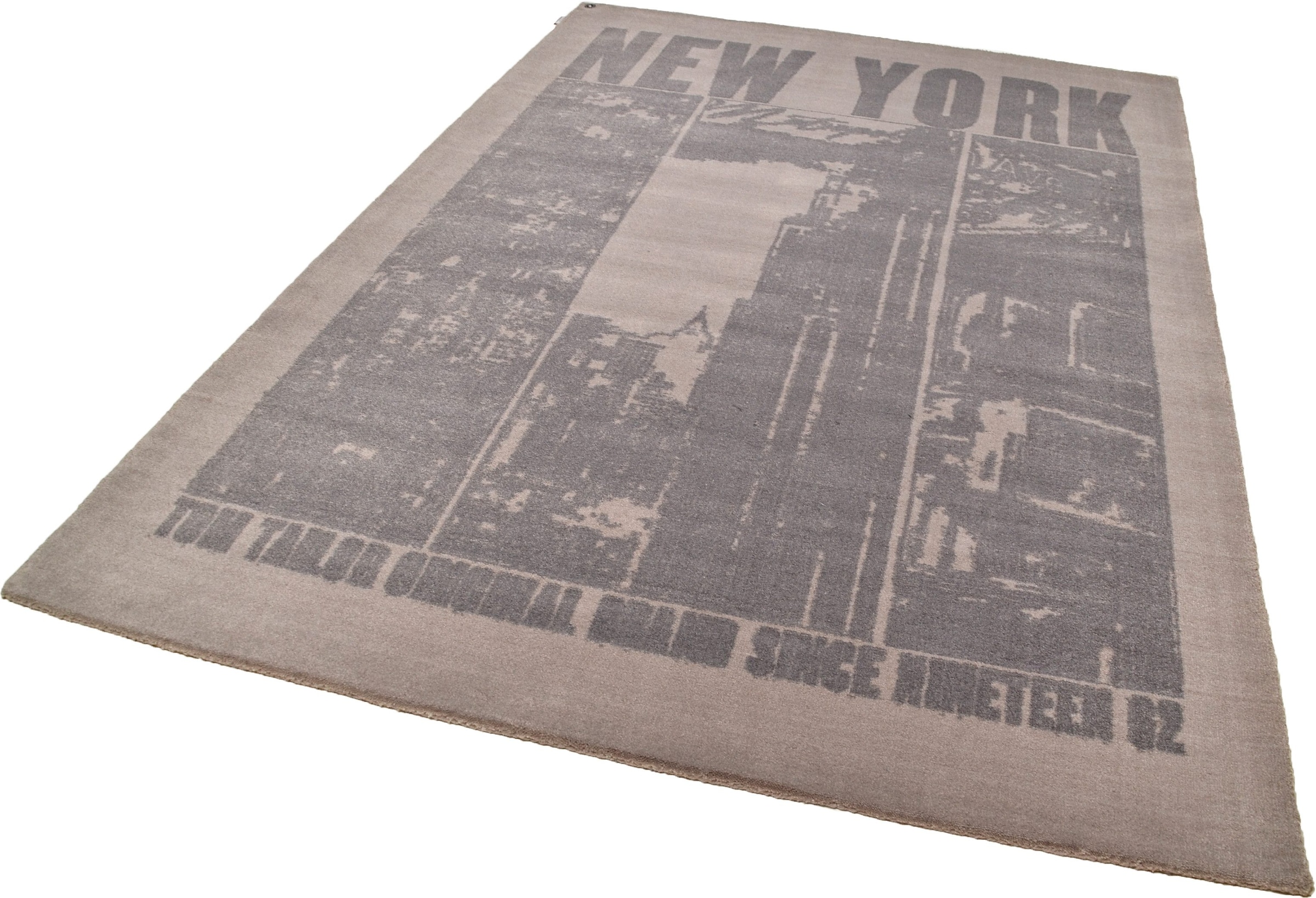 TOM TAILOR HOME Teppich »Happy New York« rechteckig 12 mm Höhe modernes Design, ideal im Wohnzimmer & Schlafzimmer