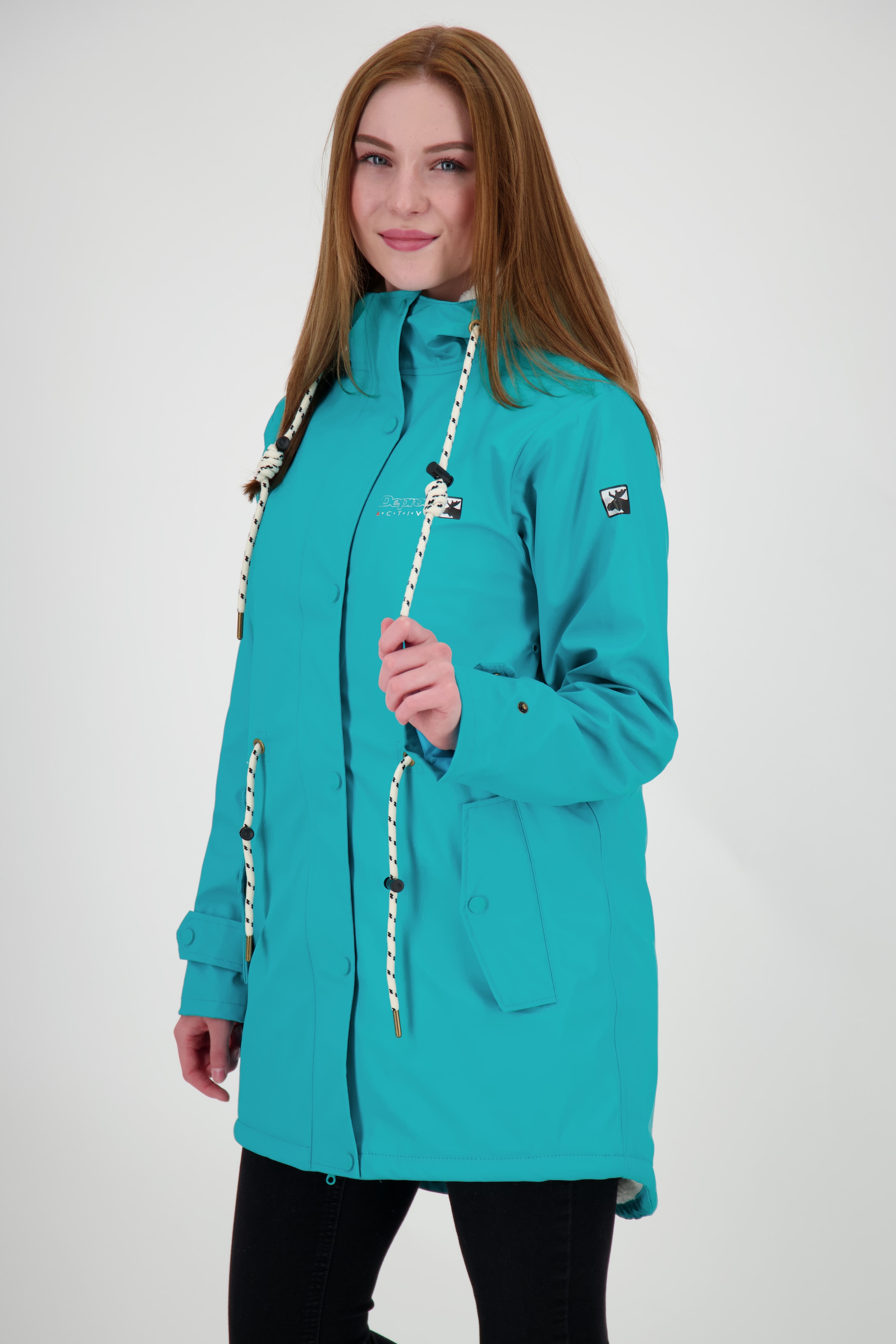 DEPROC Active Regenjacke »Friesennerz ELLESMERE WOMEN«, auch in Großen Größen erhältlich
