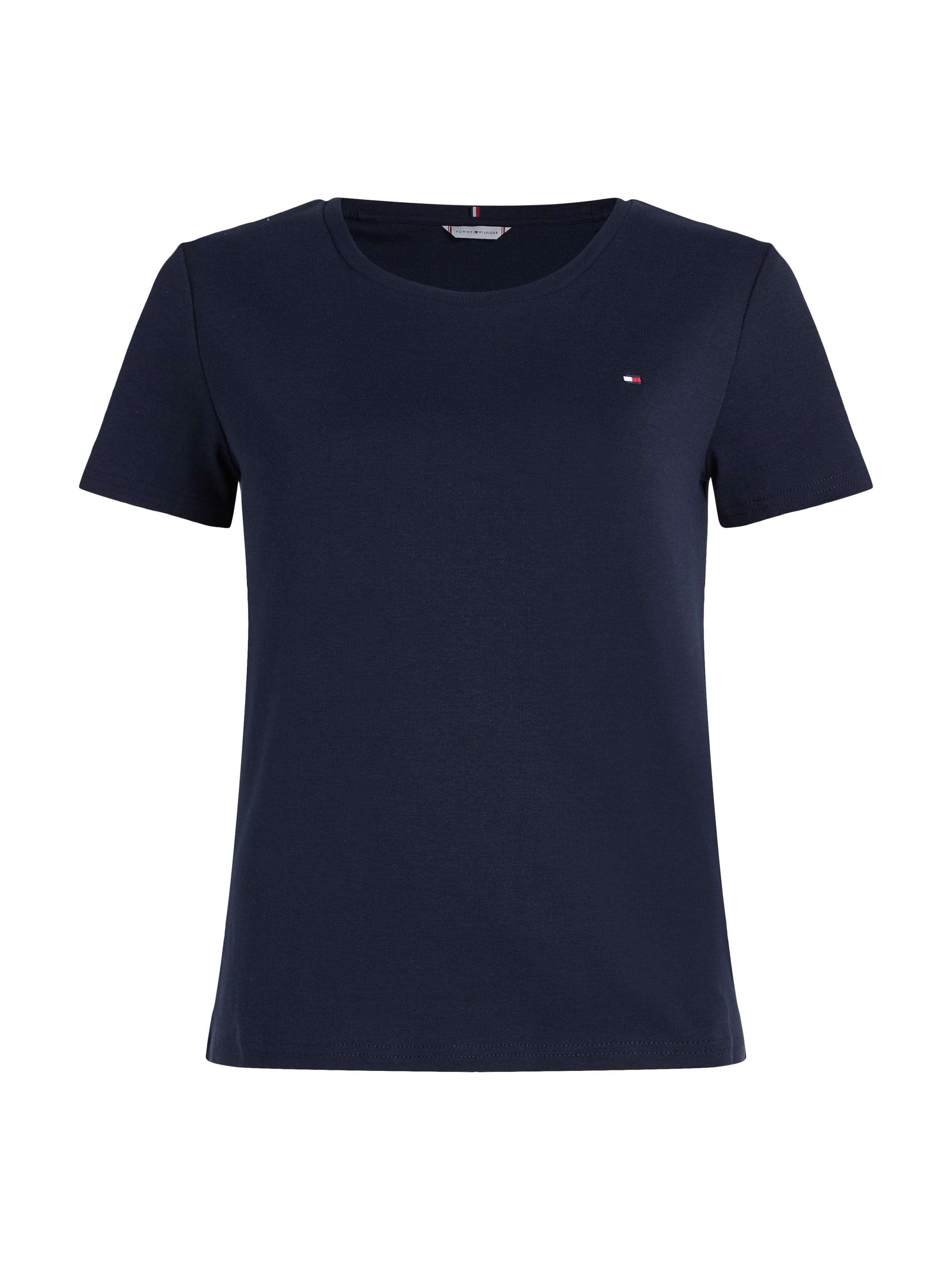 Tommy Hilfiger T-Shirt »SLIM CODY RIB C-NK SS«, mit dezenter Tommy Hilfiger  Logostickerei bestellen | UNIVERSAL