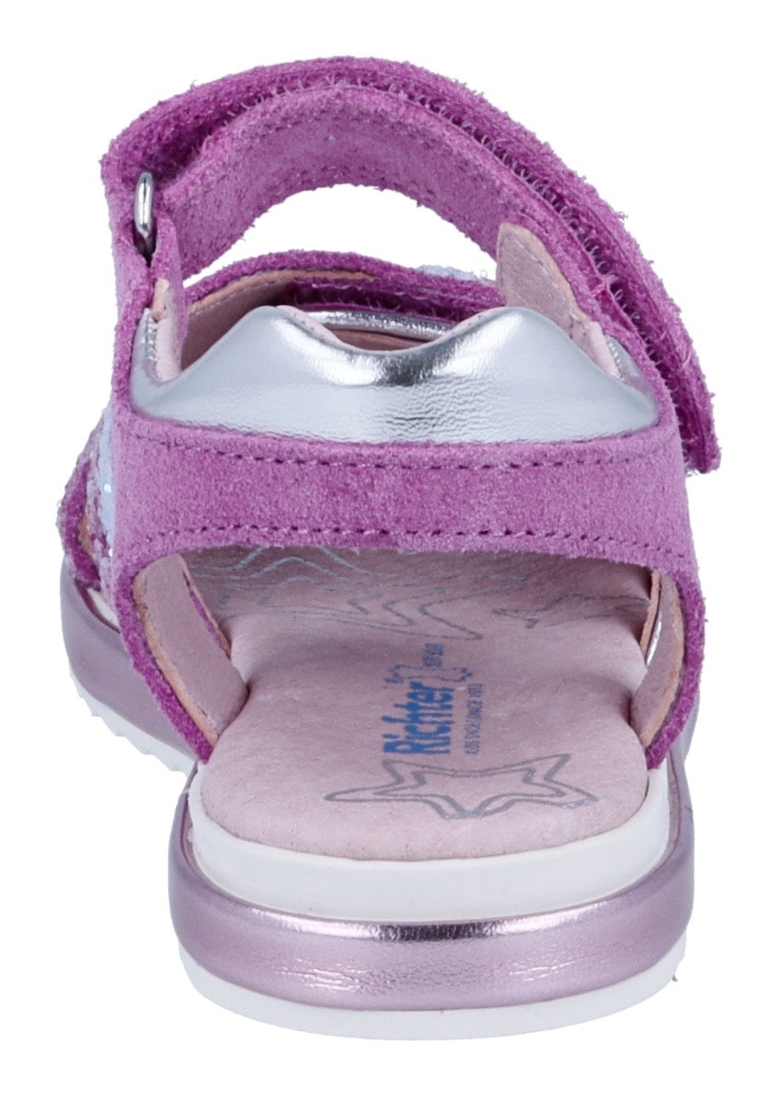 Richter Sandale »Romea«  Klettschuh, Riemchensandale, Größenschablone zum Download, mit WMS