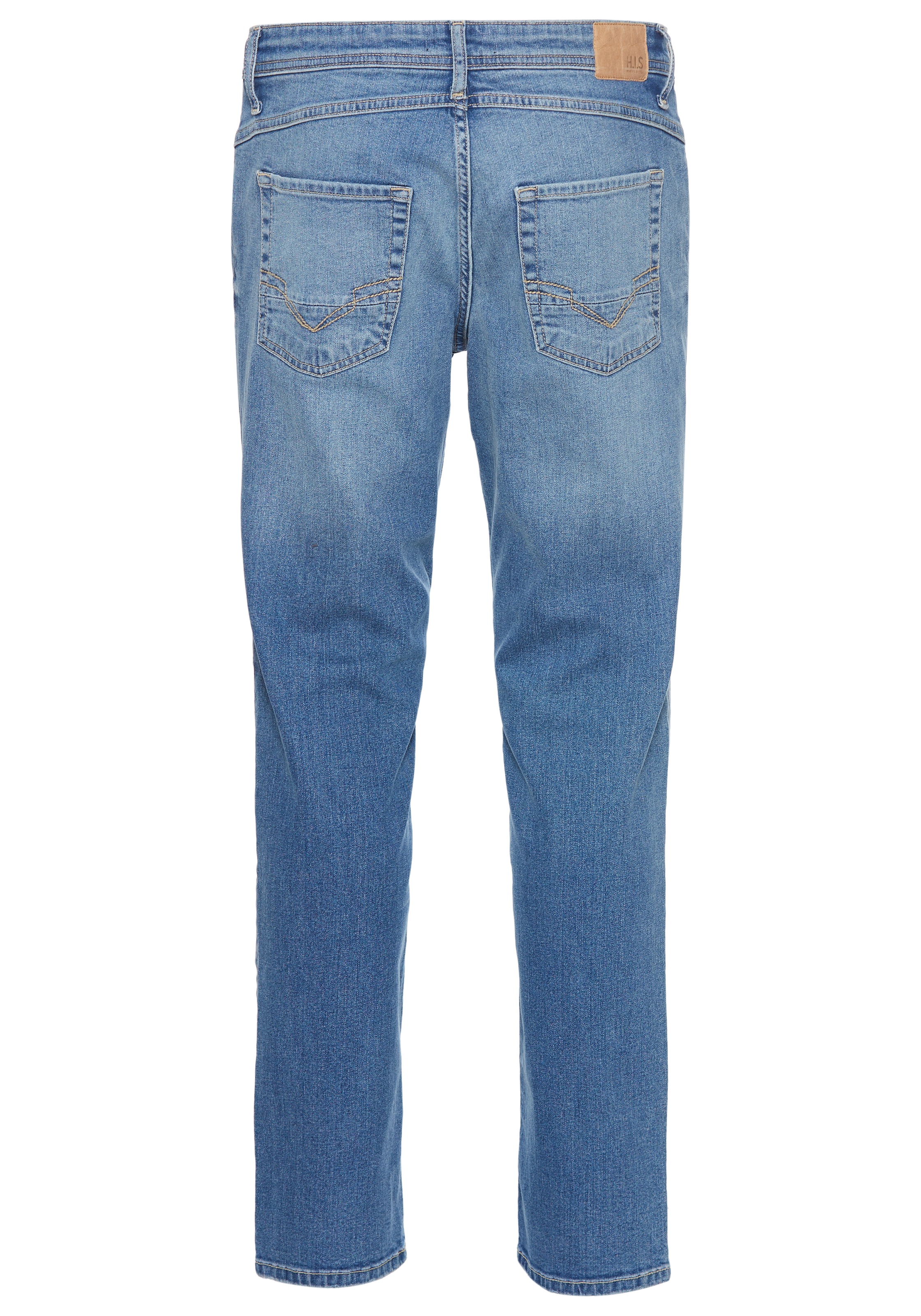 H.I.S Straight-Jeans »NEW DALE«, gerades Bein, mit Used-Effekten, niedrige Leibhöhe