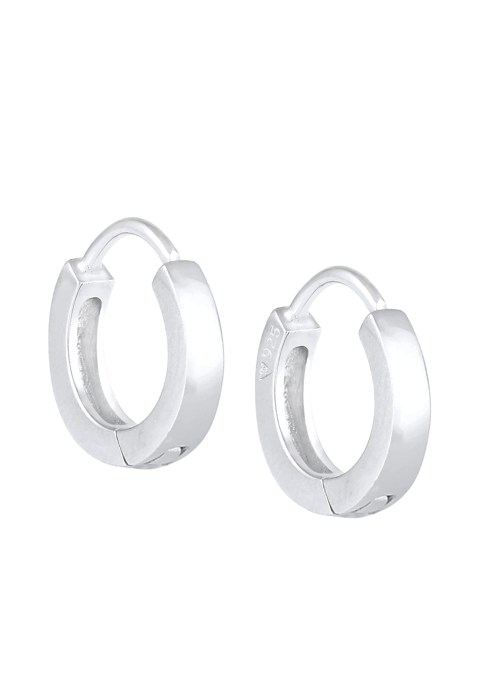 Elli Paar Creolen »Ohrringe Creolen Basic Scharnier 925 Silber«