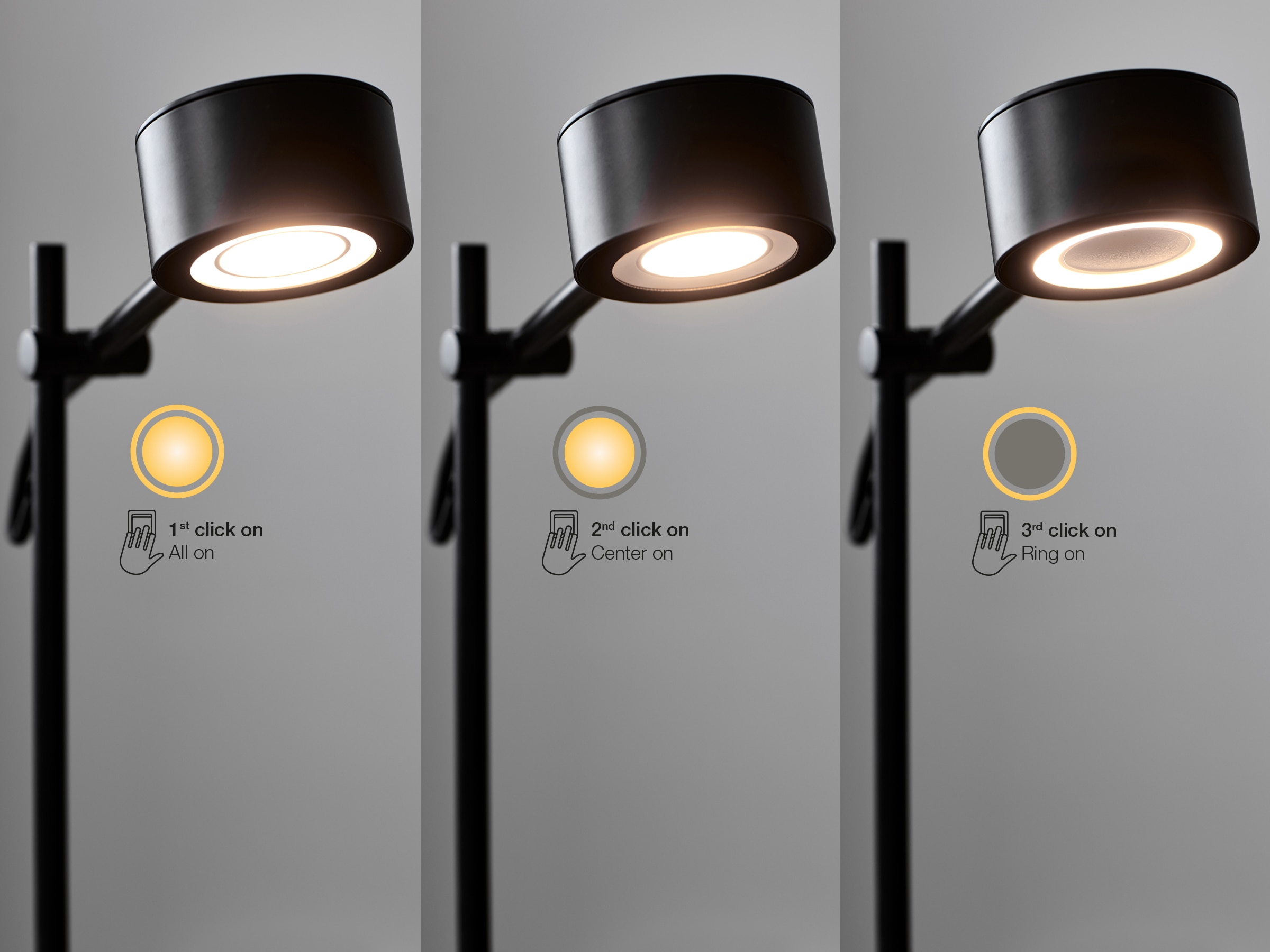 | mit für Nordlux flammig-flammig, LED 3 XXL Hängeleuchte,+LED,+Dimmer Stehlampe 2 Garantie online Stimmungslicht,verstellbar »CLYDE«, kaufen Jahren