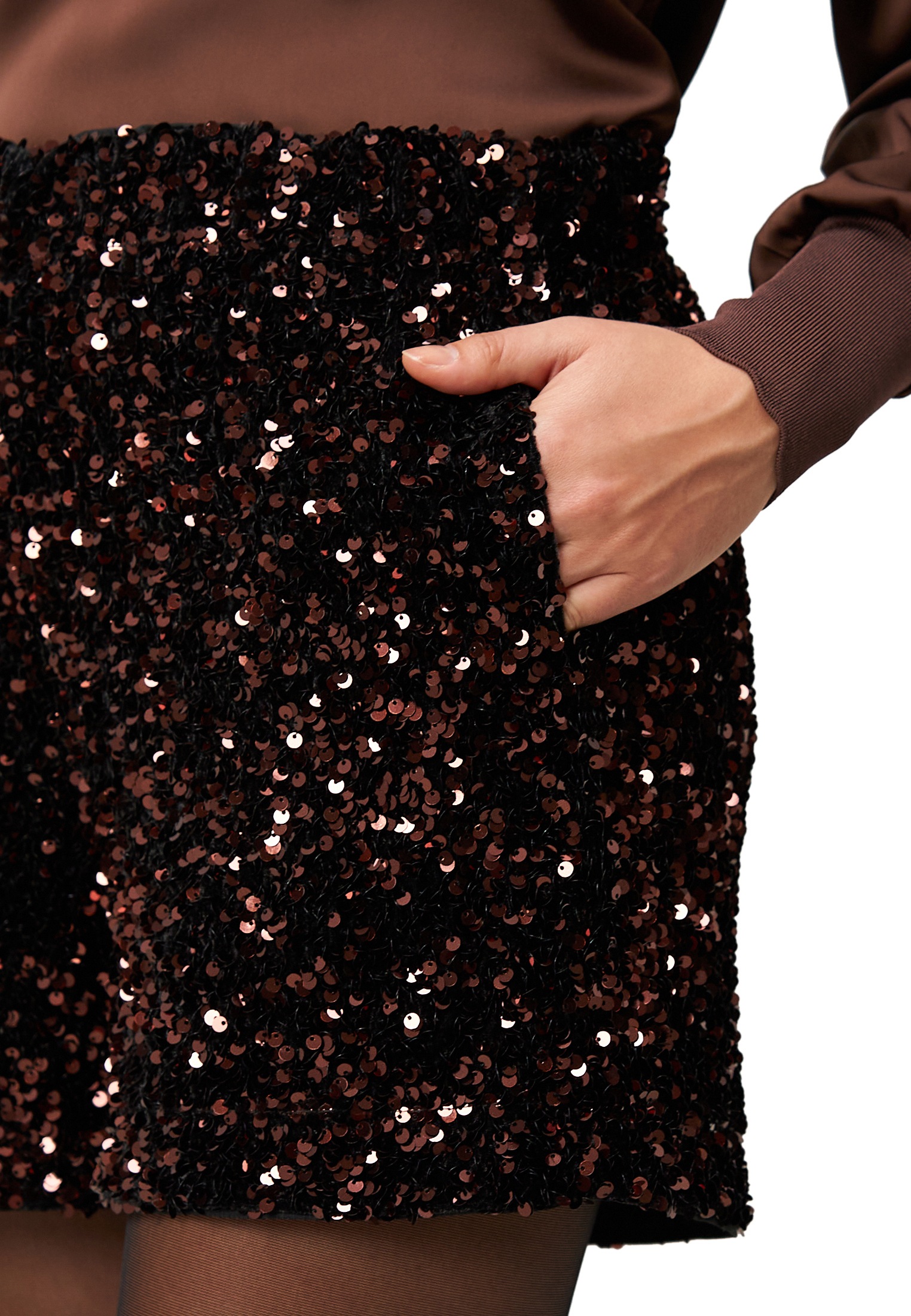 Zero Shorts »Shorts mit Pailletten«