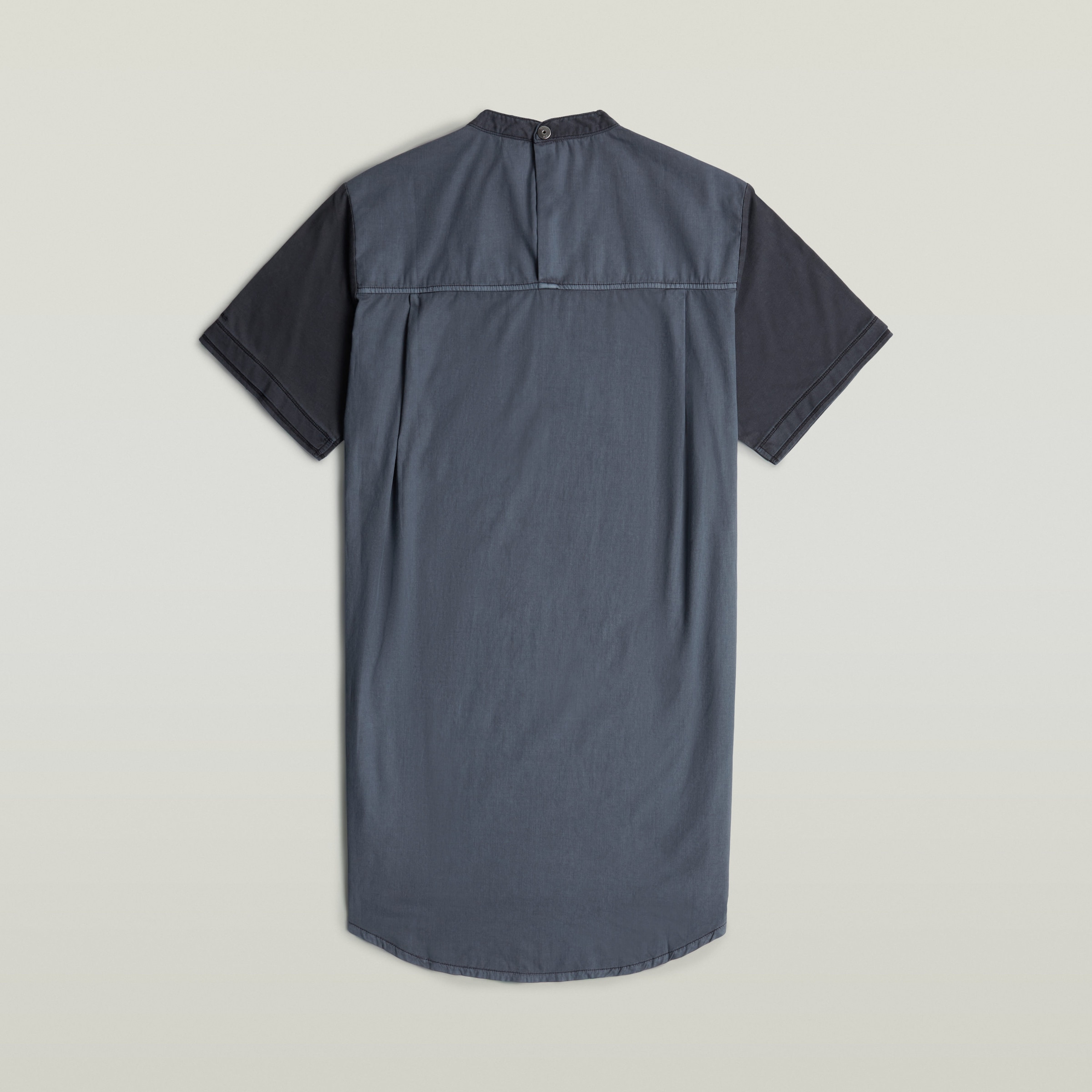 G-STAR Jerseykleid »Woven Mix Washed Jersey Dress Wmn« mit Webdetails, Knopfverschluss