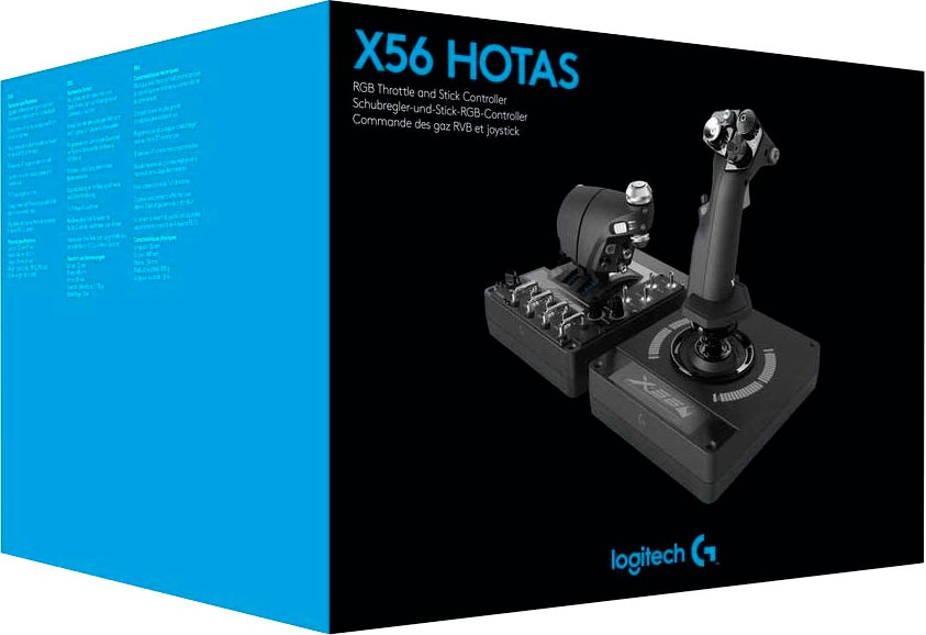 Logitech G Gaming-Adapter »Logitech G Saitek Pro Flight X56 Rhino«, 2 cm