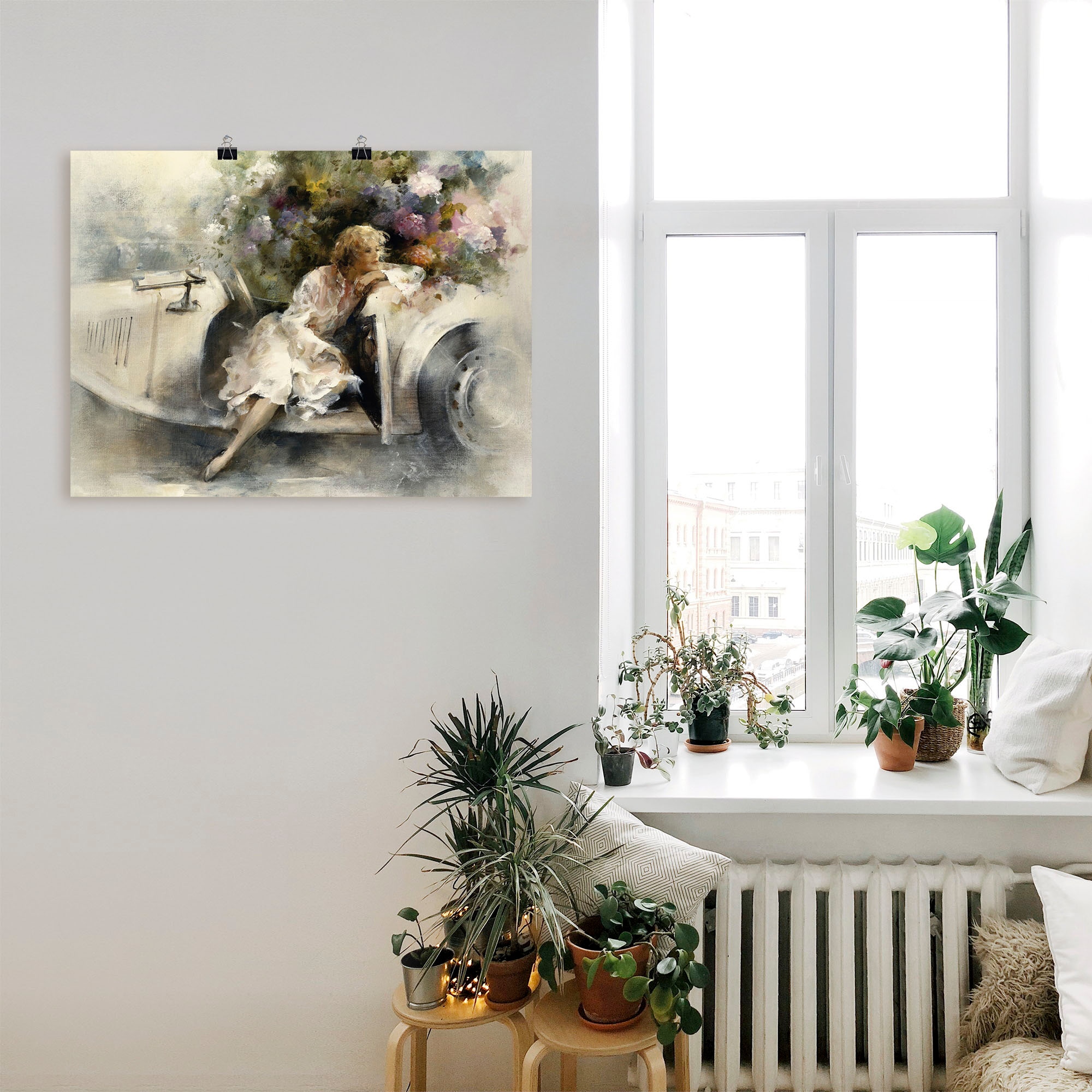 Artland Wandbild »Tagträumer« Frau 1 Stk. tlg. als Leinwandbild, Poster, Wandaufkleber in verschied. Größen