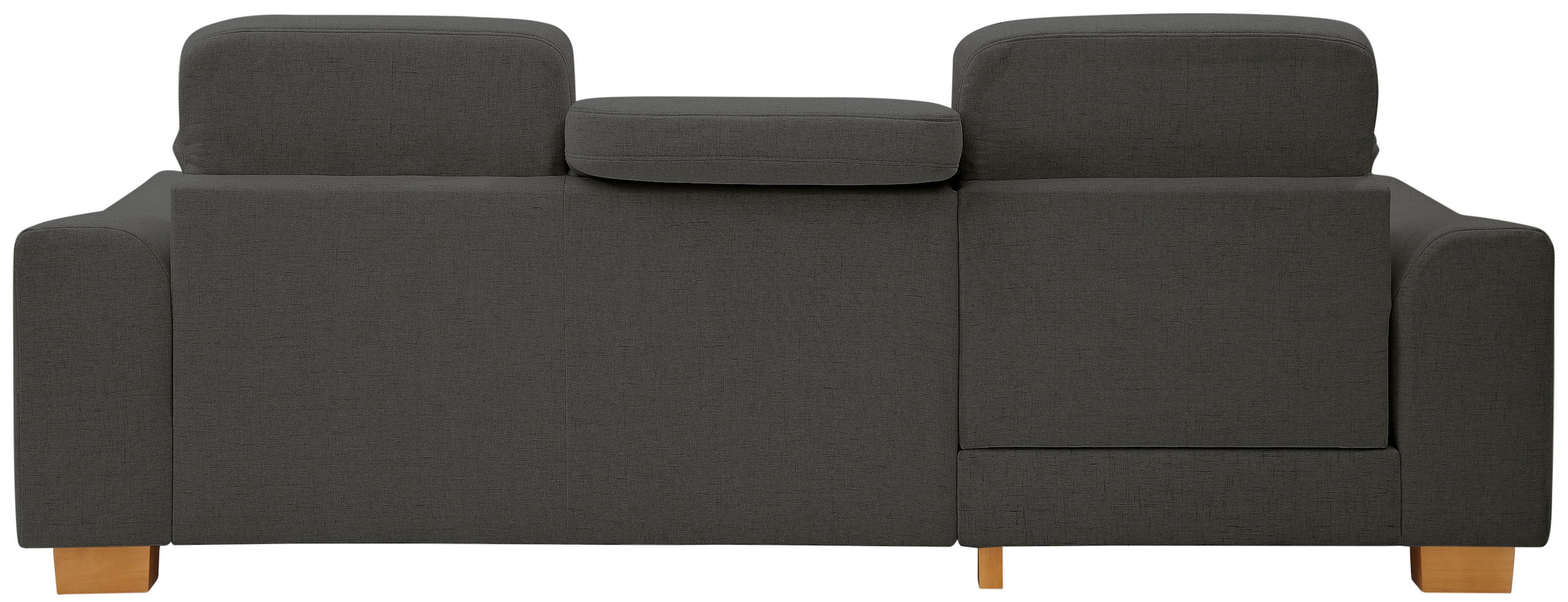 Home affaire Ecksofa »Dundee L-Form« wahlweise mit Kopfteilverstellung und zusätzlich mit Bettfunktion