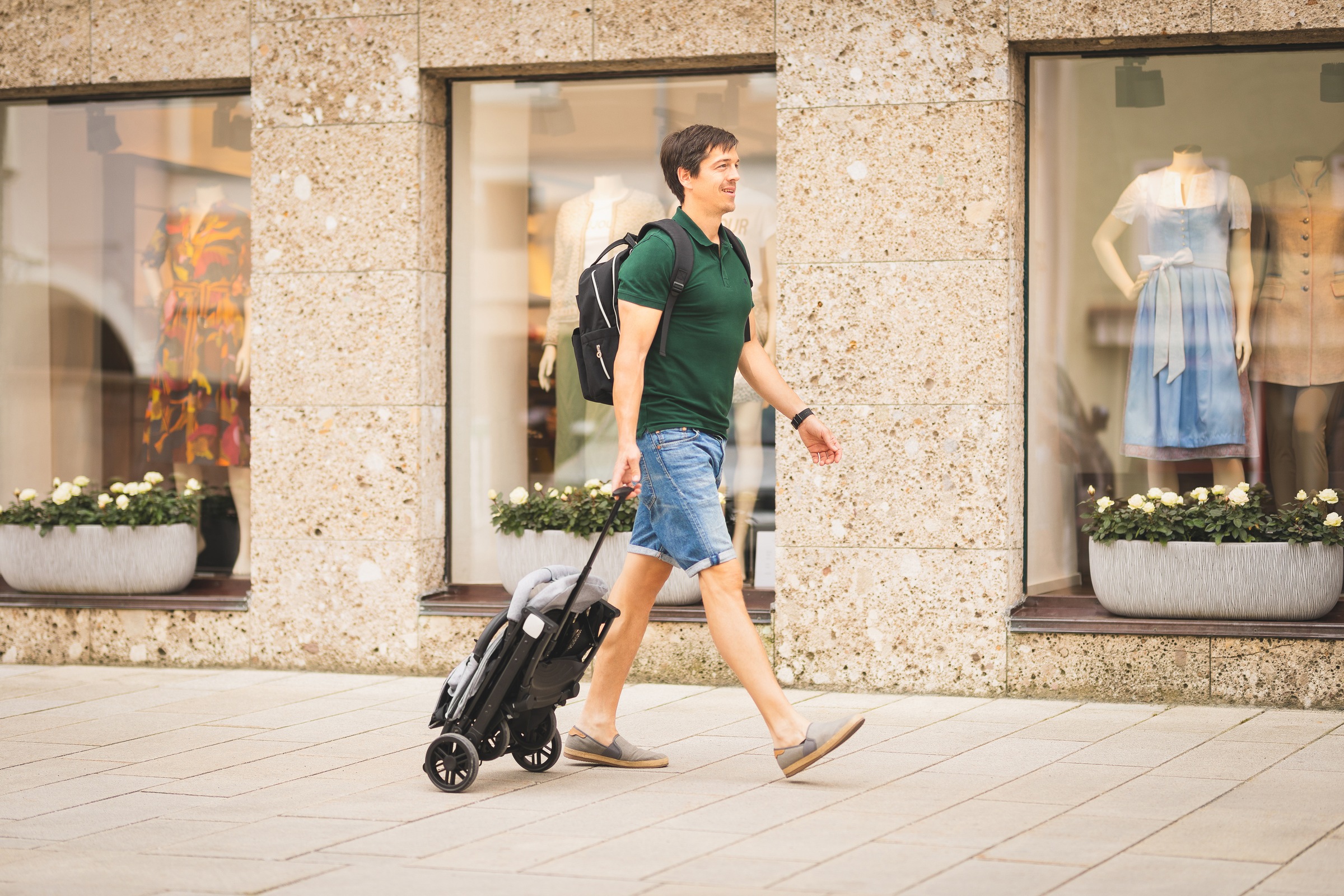 Fillikid Kinder-Buggy »Styler, hellgrau melange«, mit Trolleygriff