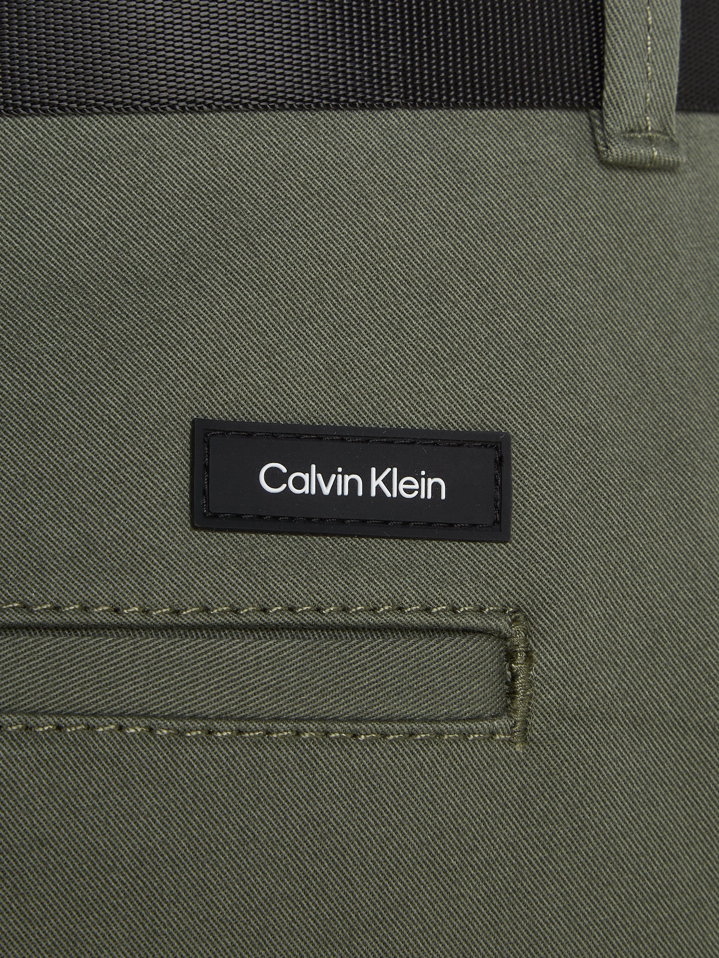 Calvin Klein Stoffhose »MODERN TWILL SLIM CHINO«, mit Markenlabel