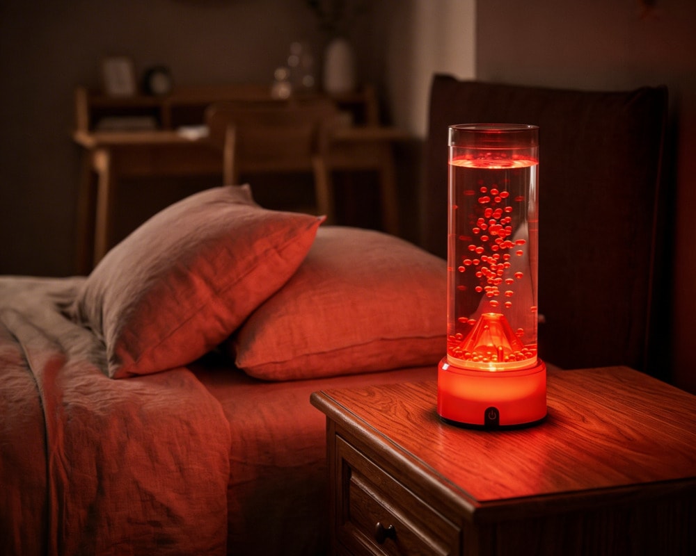 EGLO LED Tischleuchte »VOLCANO« LED-Modul 1 Stk. LED Lavalampe Volcano, Vulkanlampe mit RGB-Farbwechsel