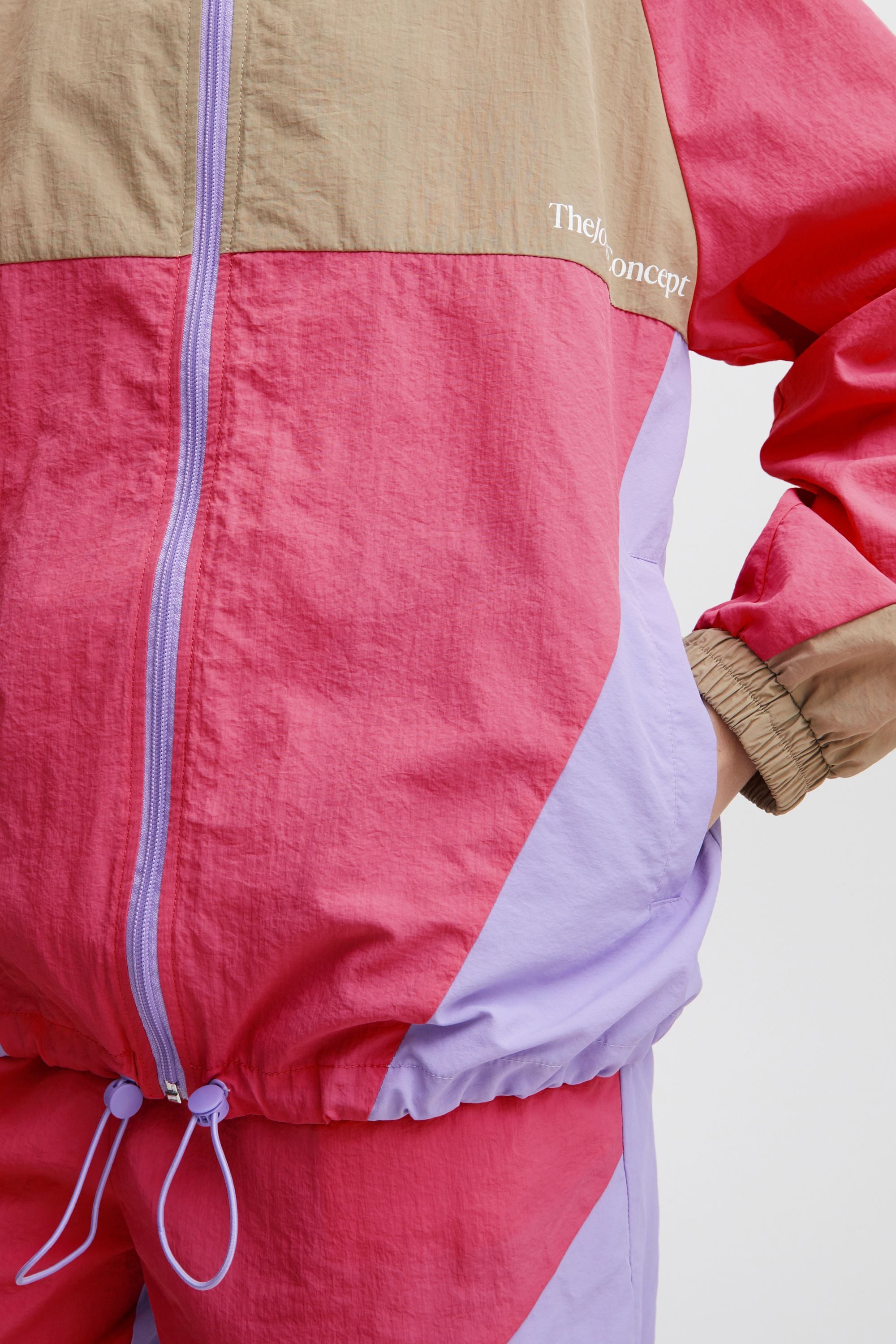 TheJoggConcept Fleecejacke »Fleecejacke JCFlora«, mit Kapuze