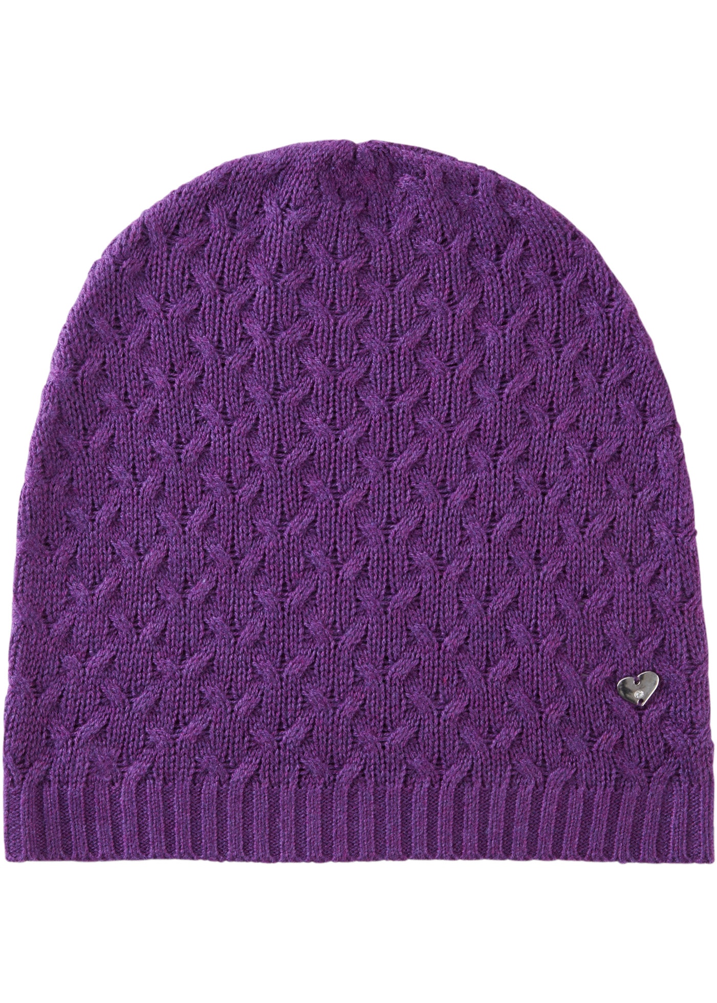 bonprix Strickmütze aus Viskose, Polyamid, Polyester und Kaschmir, klassischer Stil