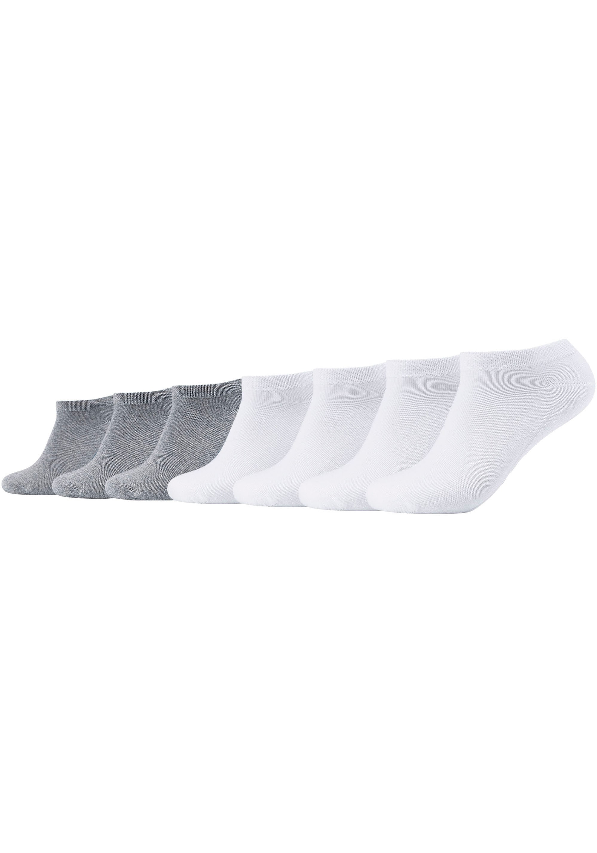 Camano Sneakersocken, (7er Pack), mit weichem Komfortbund ohne drückende Nähte