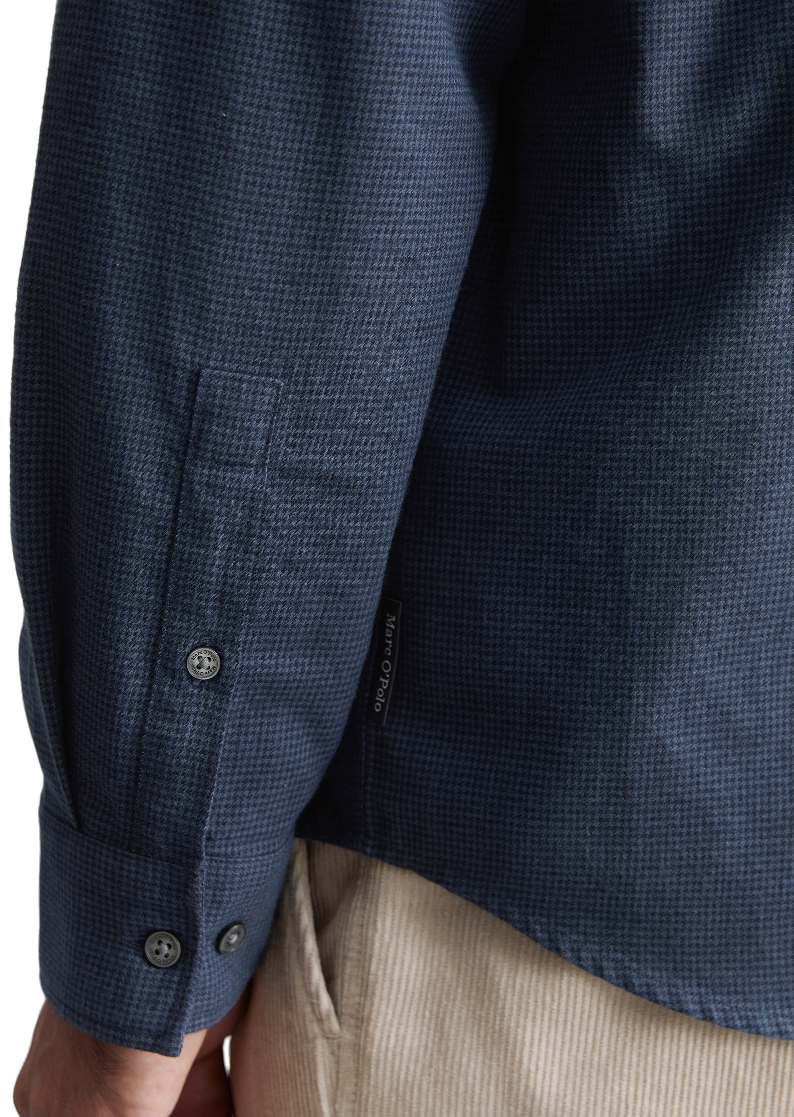 Marc O'Polo Langarmhemd, In softer, leichter Flanell-Qualität