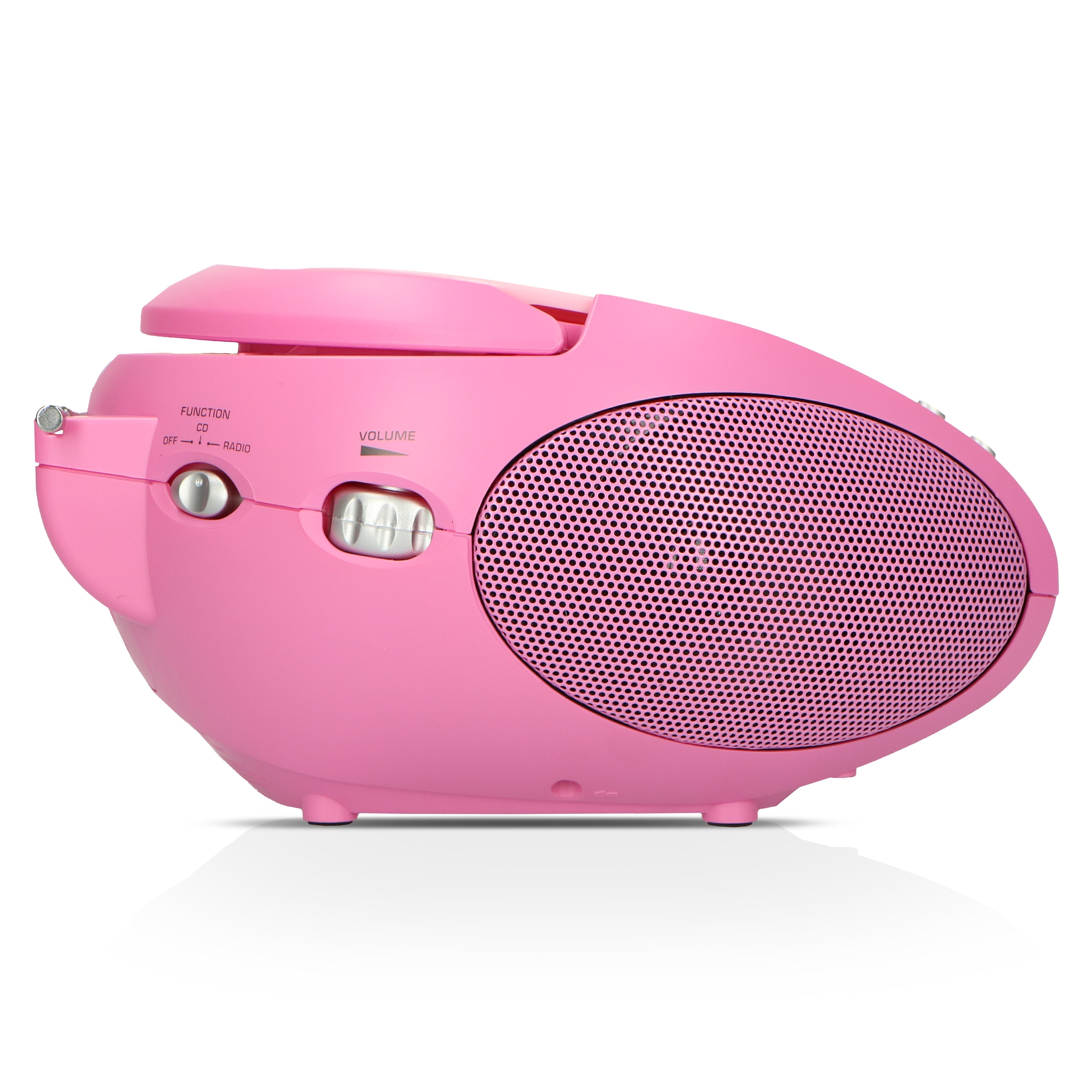 Lenco Boombox »SCD-24«, (FM-Tuner 2 W), batteriebetrieb möglich