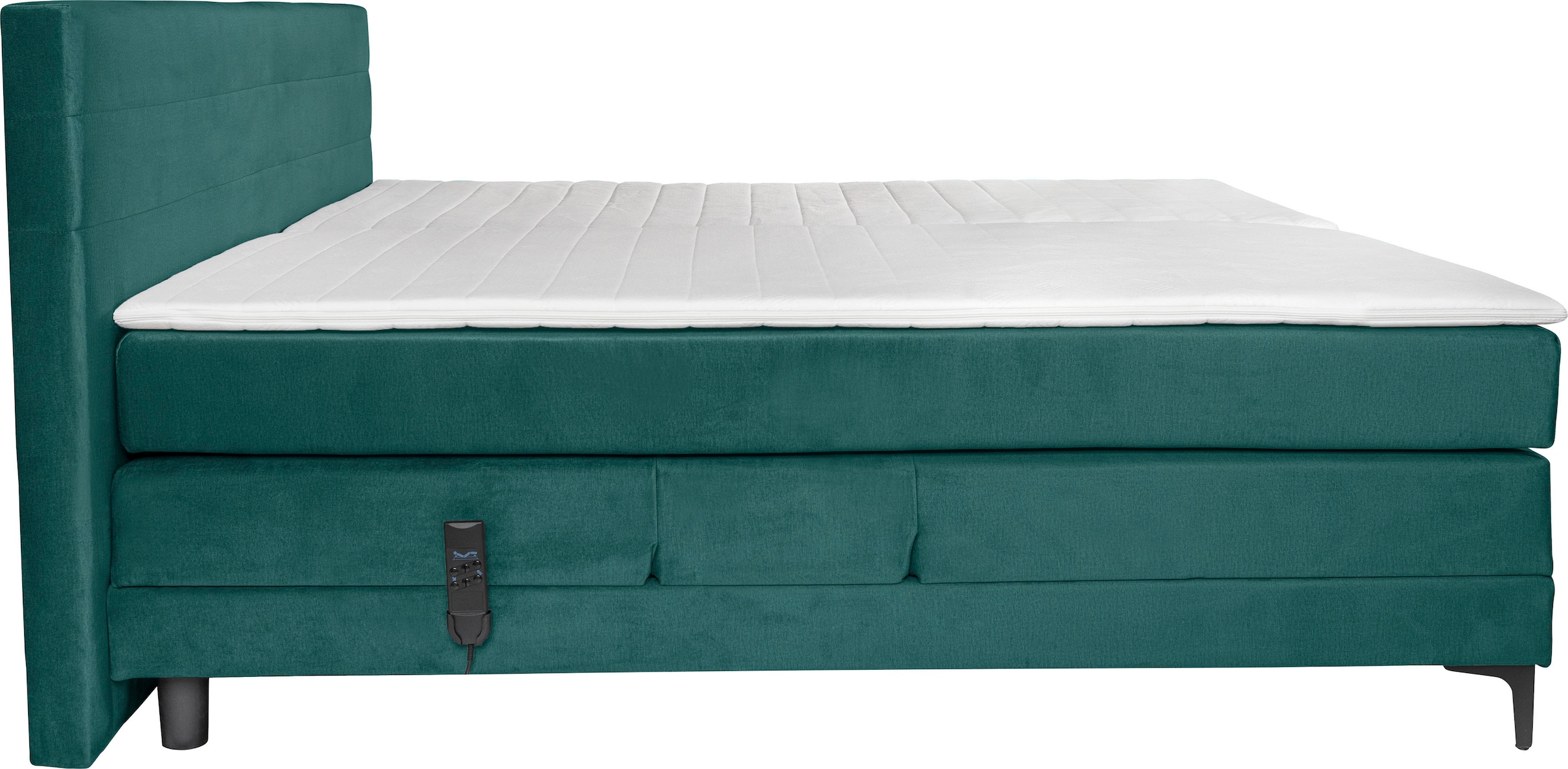 alina Boxspringbett »Powell« inkl. Motor, Matratze und Topper, in unterschiedlichen Ausführungen