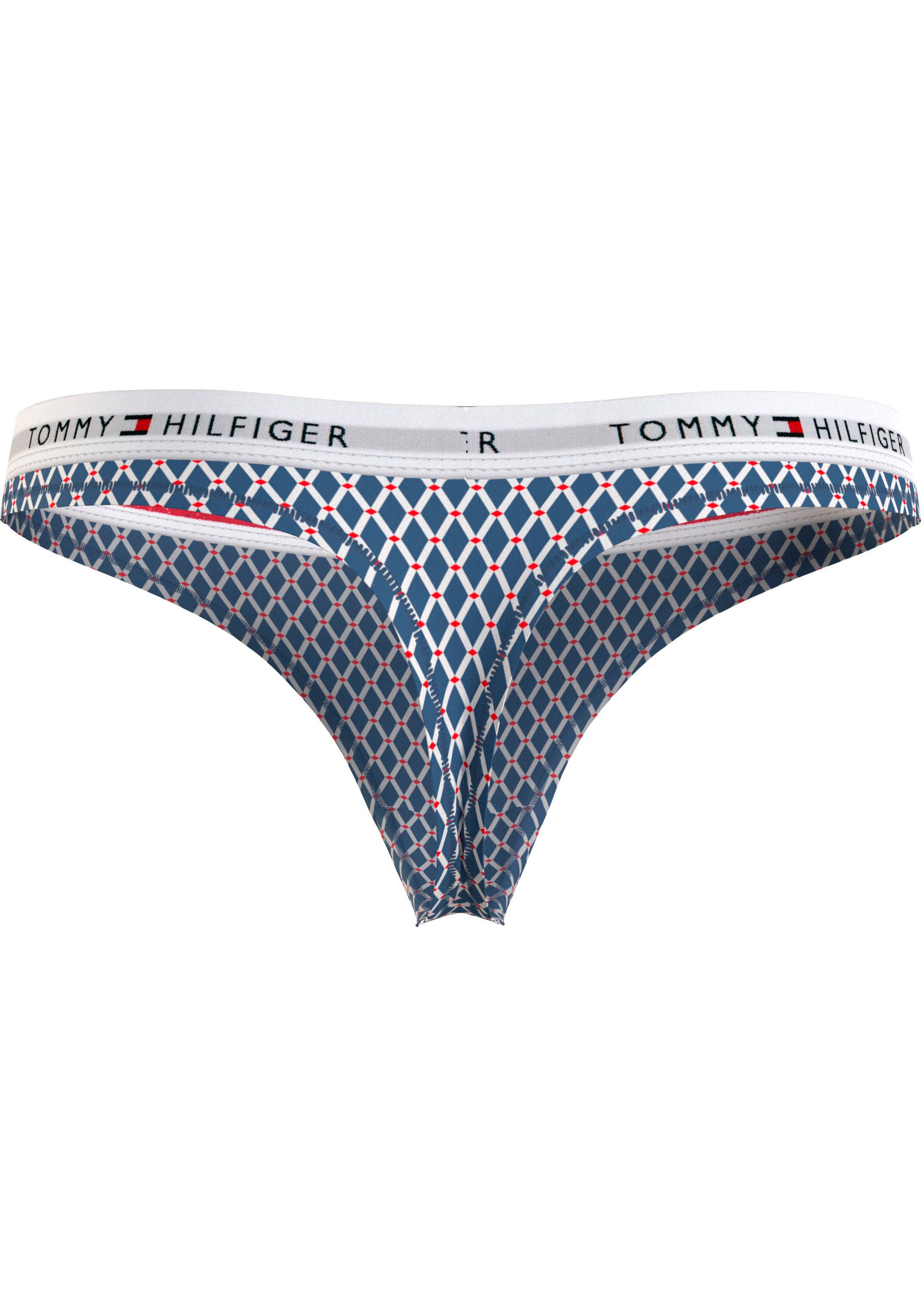 Underwear Hilfiger T-String »THONG Tommy ♕ Logoschriftzug bei PRINT«, mit