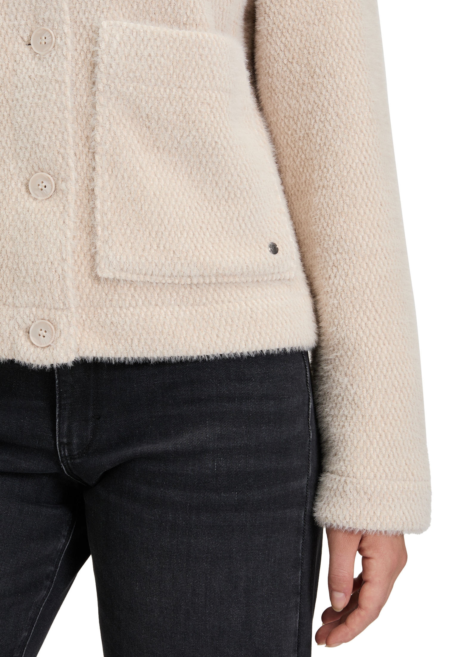 Betty&Co Outdoorjacke »Casual-Jacke mit Kragen«