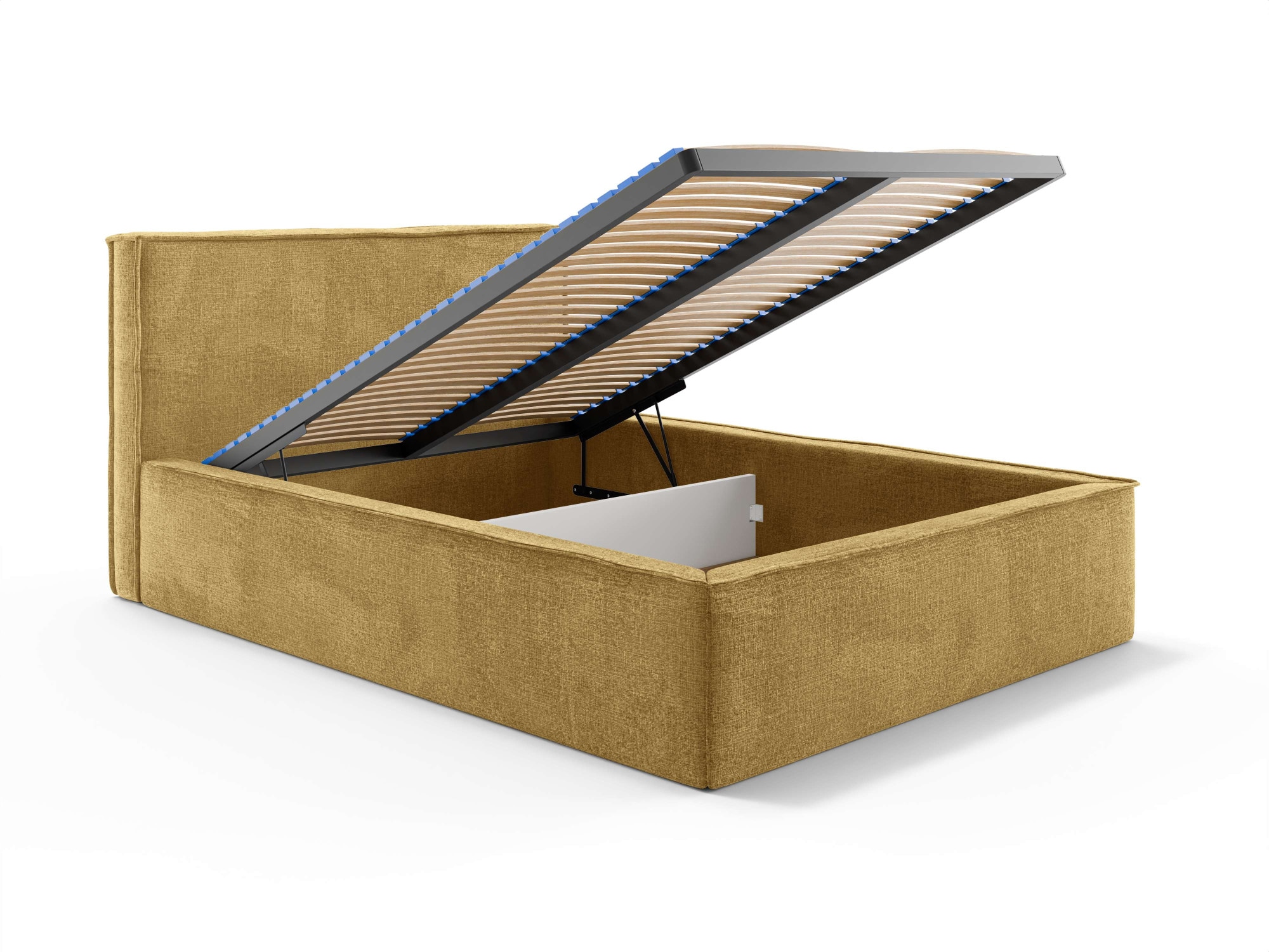 andas Polsterbett »Östavall wahlweise mit Matratze und Topper, in zwei Breiten« Bettgestell mit Kopfteil und Bettkasten, mit/ohne Matratze (BFK/TFK)