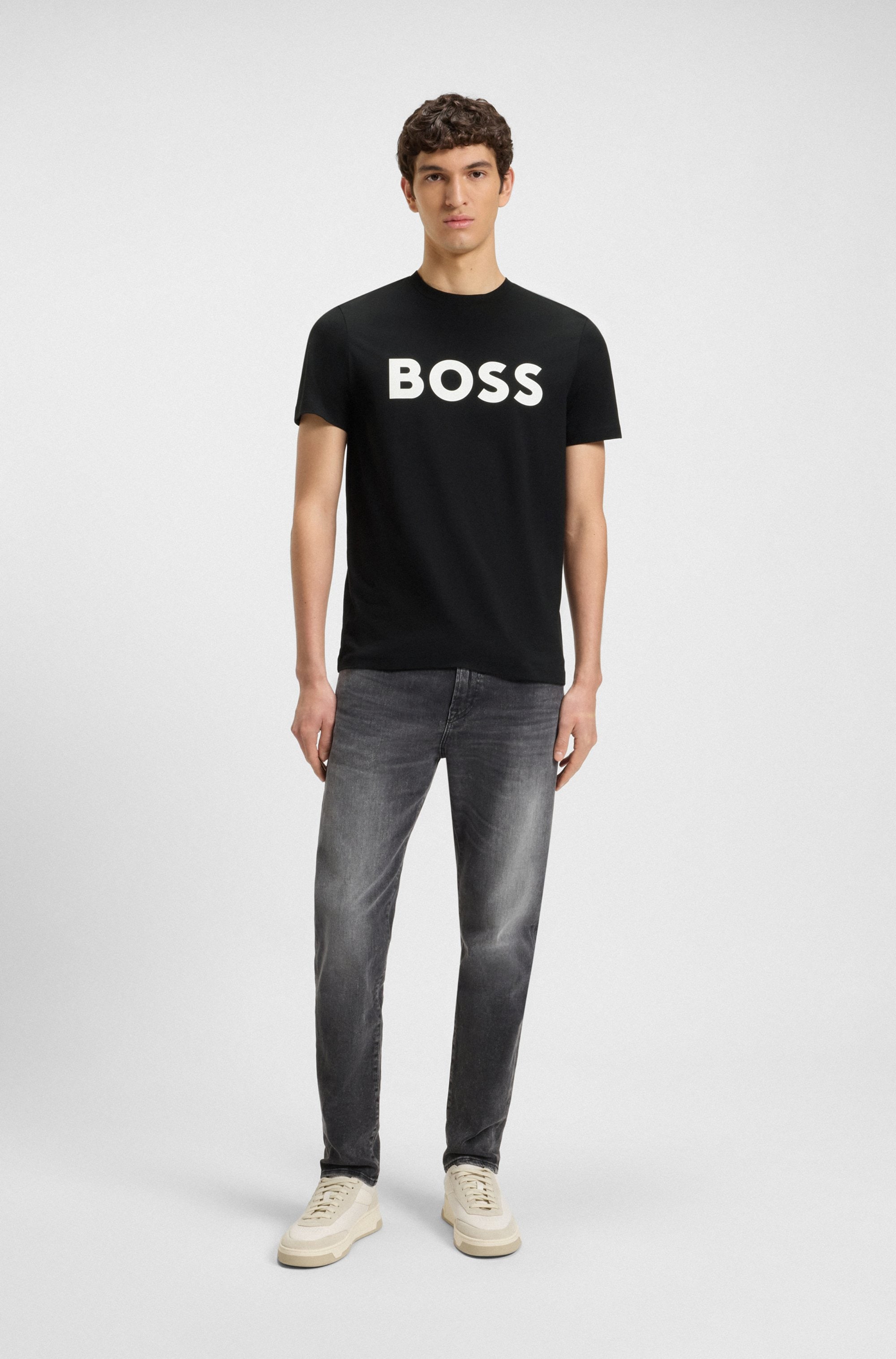 BOSS ORANGE T-Shirt »Thinking 1«, (1 tlg.), mit Logodruck