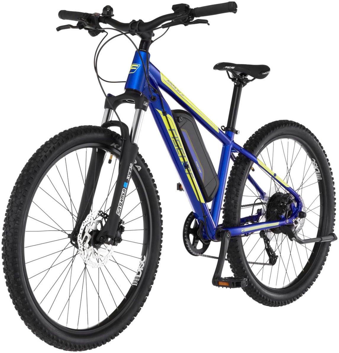 FISCHER Fahrrad E-Bike »MONTIS 2.1 422«, 9 Gang, Pedelec, Elektrofahrrad für Damen u. Herren, MTB
