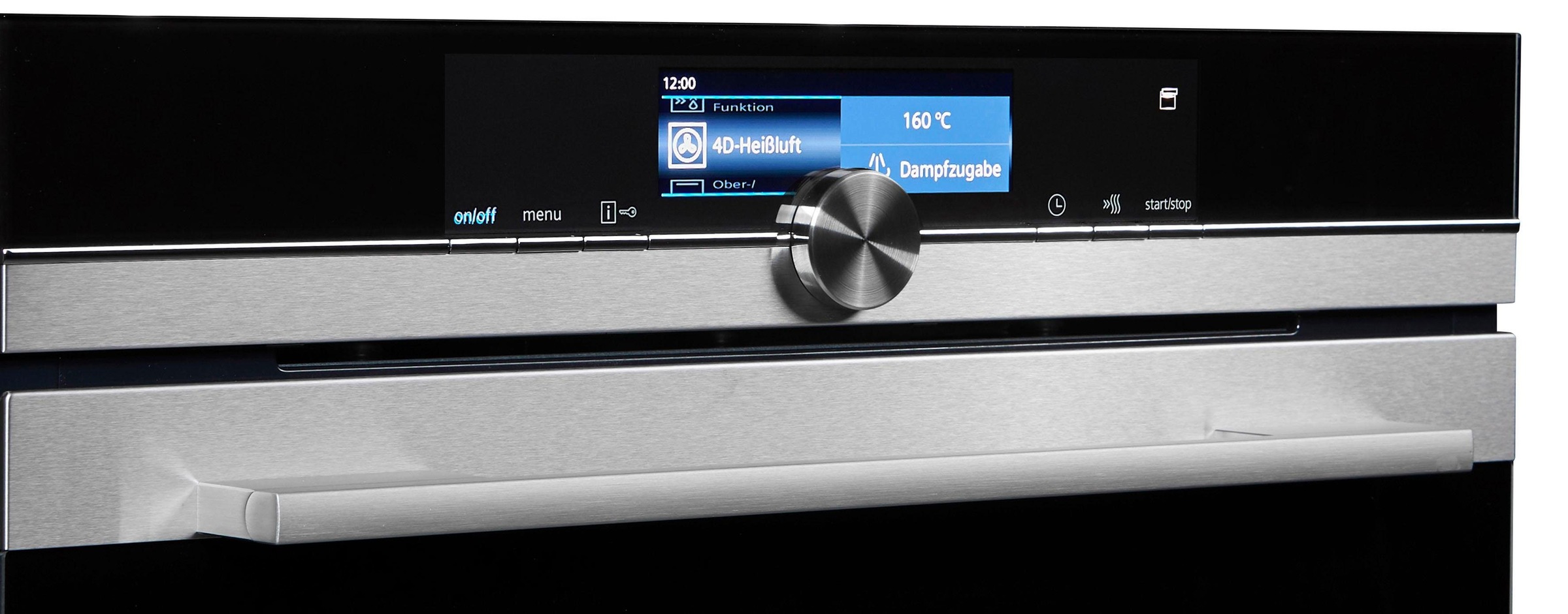 SIEMENS Dampfbackofen iQ700 »HS658GXS7«, mit 3-fach-Teleskopauszug, ecoClean Plus