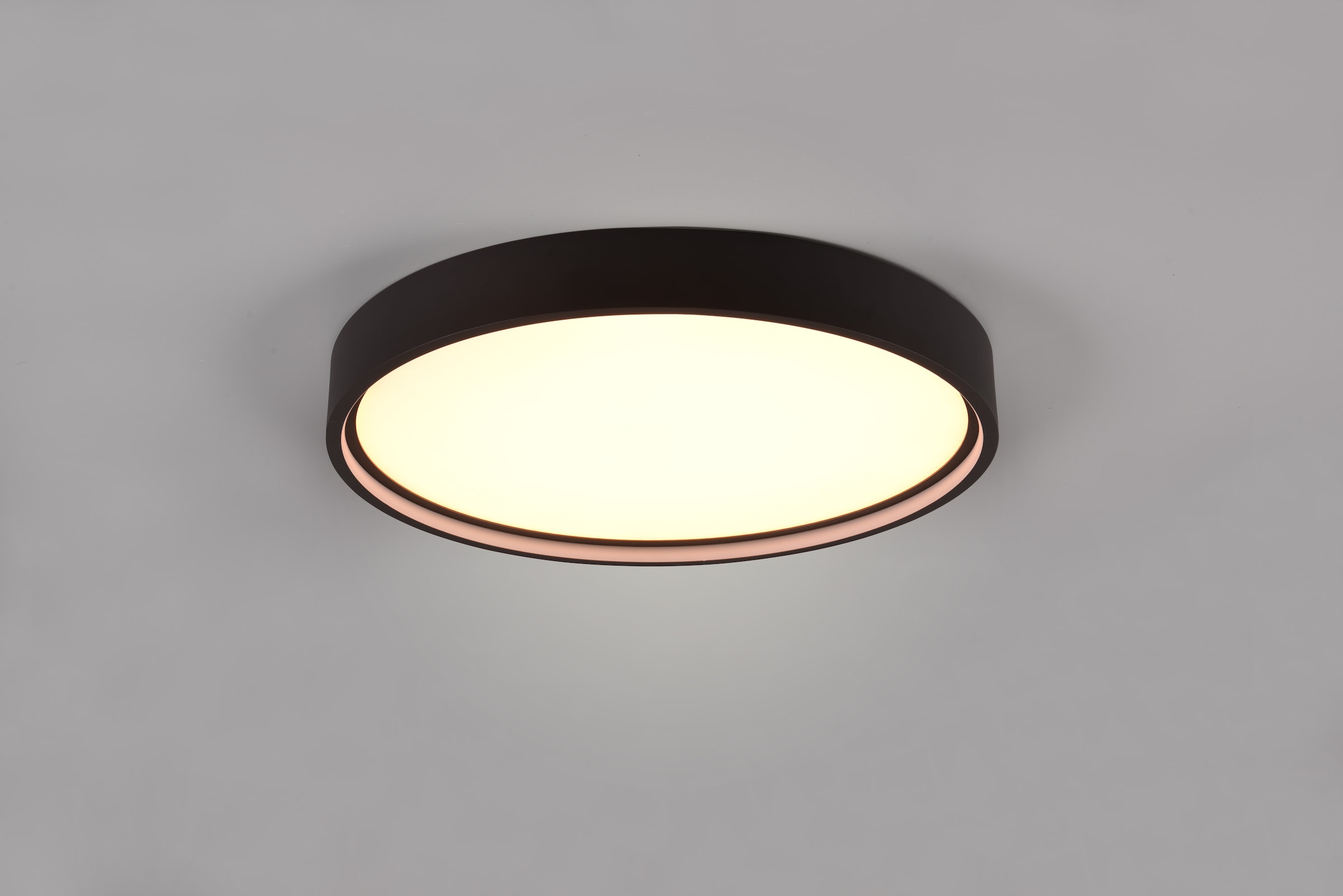 TRIO Leuchten LED Deckenleuchte »DOHA, Deckenlampe 29W 3260 Lumen Lichtfarbe einstellbar 2300-4000K«, 1 flammig, Leuchtmittel LED-Board | LED fest integriert, indirektes Licht getrennt schaltbar als Wandlampe und Deckenlampe mögl