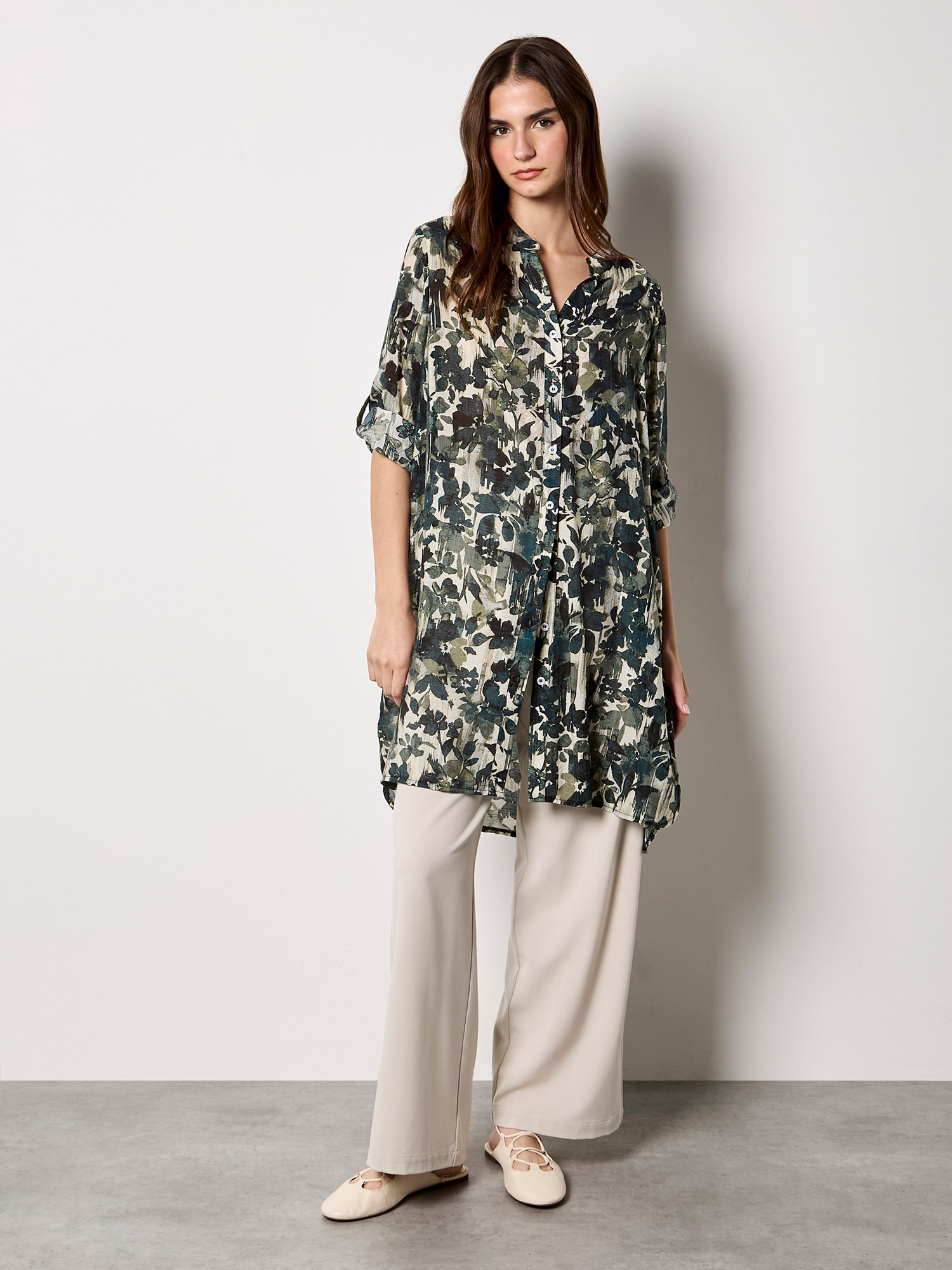 Apricot Hemdbluse »Bluse« mit Blumenmuster