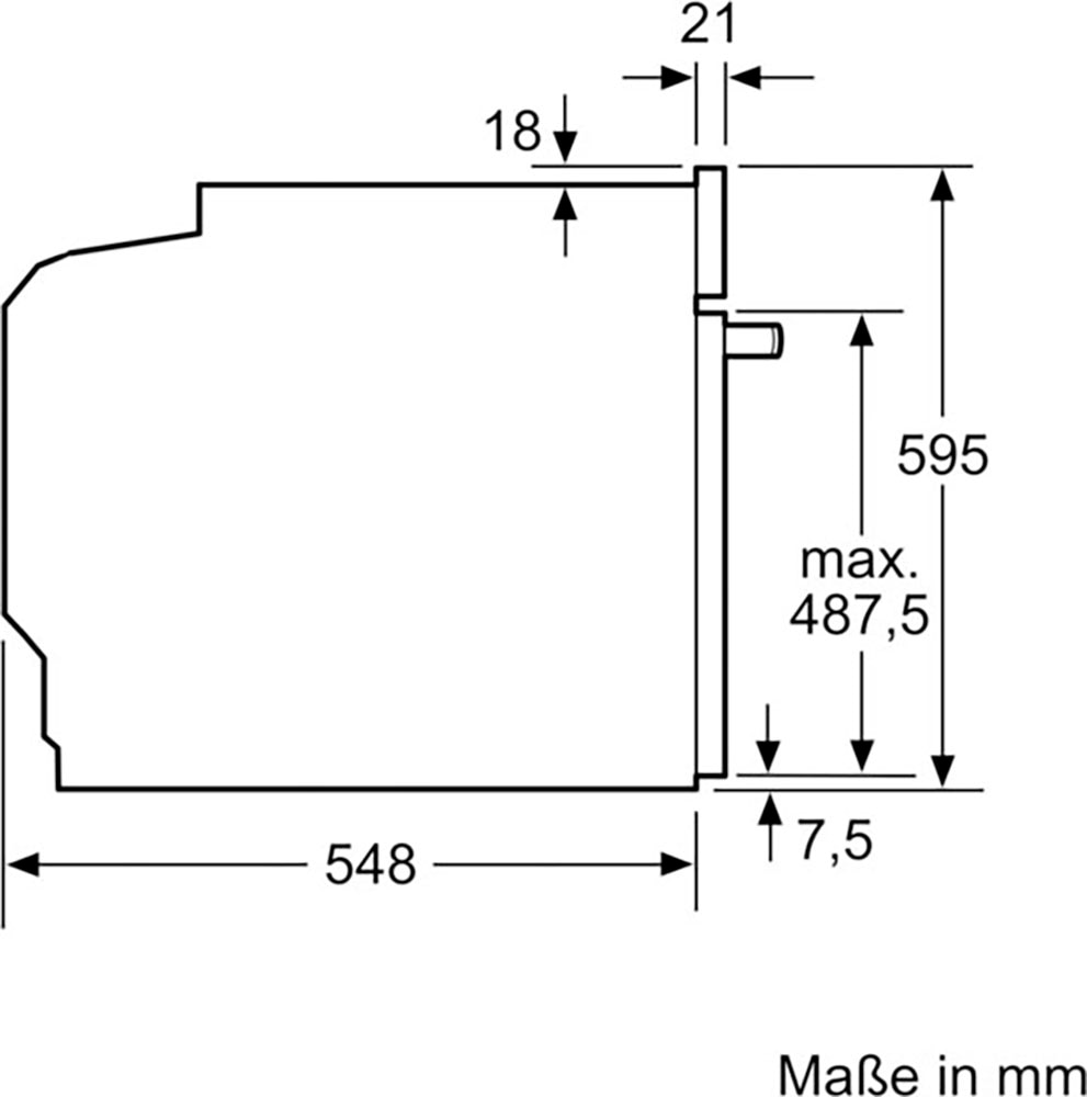 NEFF Pyrolyse Backofen N 70 »B54CR71N1«, mit Teleskopauszug nachrüstbar, voll versenkbare Ofentür dank Slide & Hide®, Pyrolyse, EasyClean