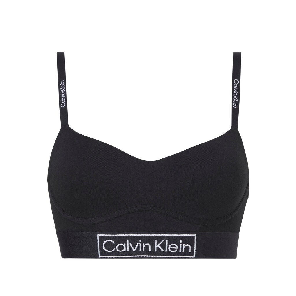 Calvin Klein Bralette, mit Logoschriftzügen an Trägern und Bund