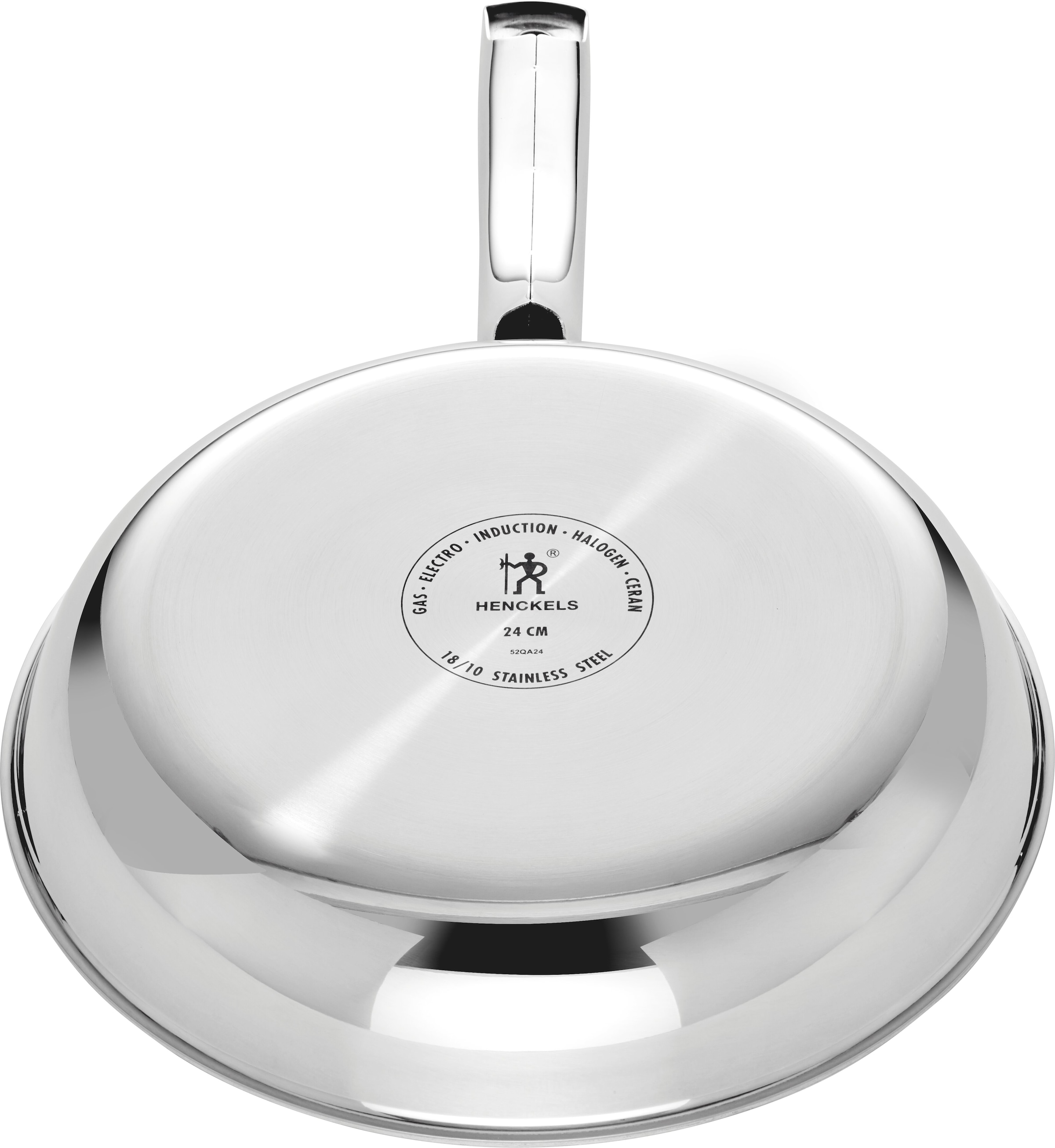 HENCKELS by ZWILLING Pfannen-Set »Valley« Edelstahl Set, 3 tlg. Keramikbeschichtung, Soft-Touch-Griffe, fettarmes Braten, Edelstahl